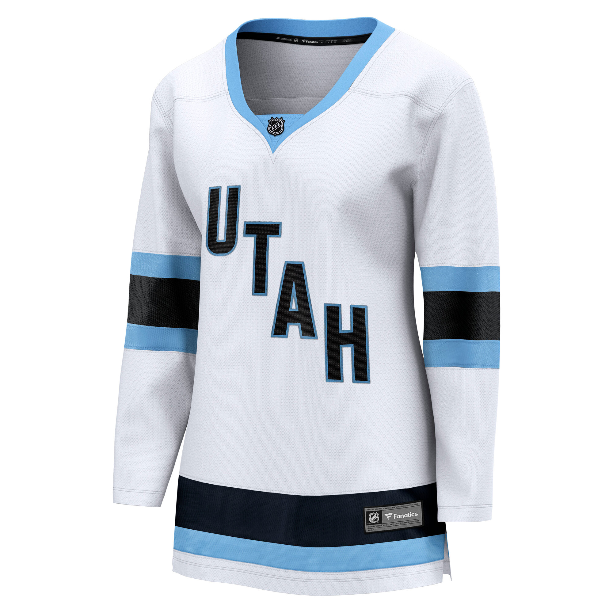Utah Mammoth Fanatics Women’s Away Women’s Breakaway Jersey – White Clowdercats