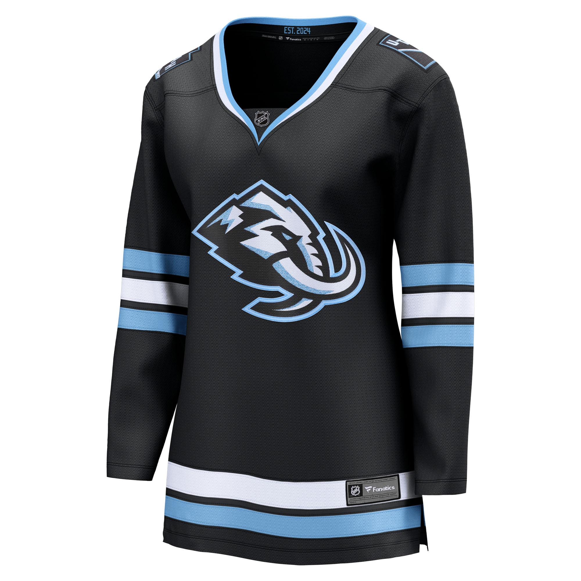 Utah Mammoth Fanatics Women’s Home Breakaway Jersey – Black Clowdercats