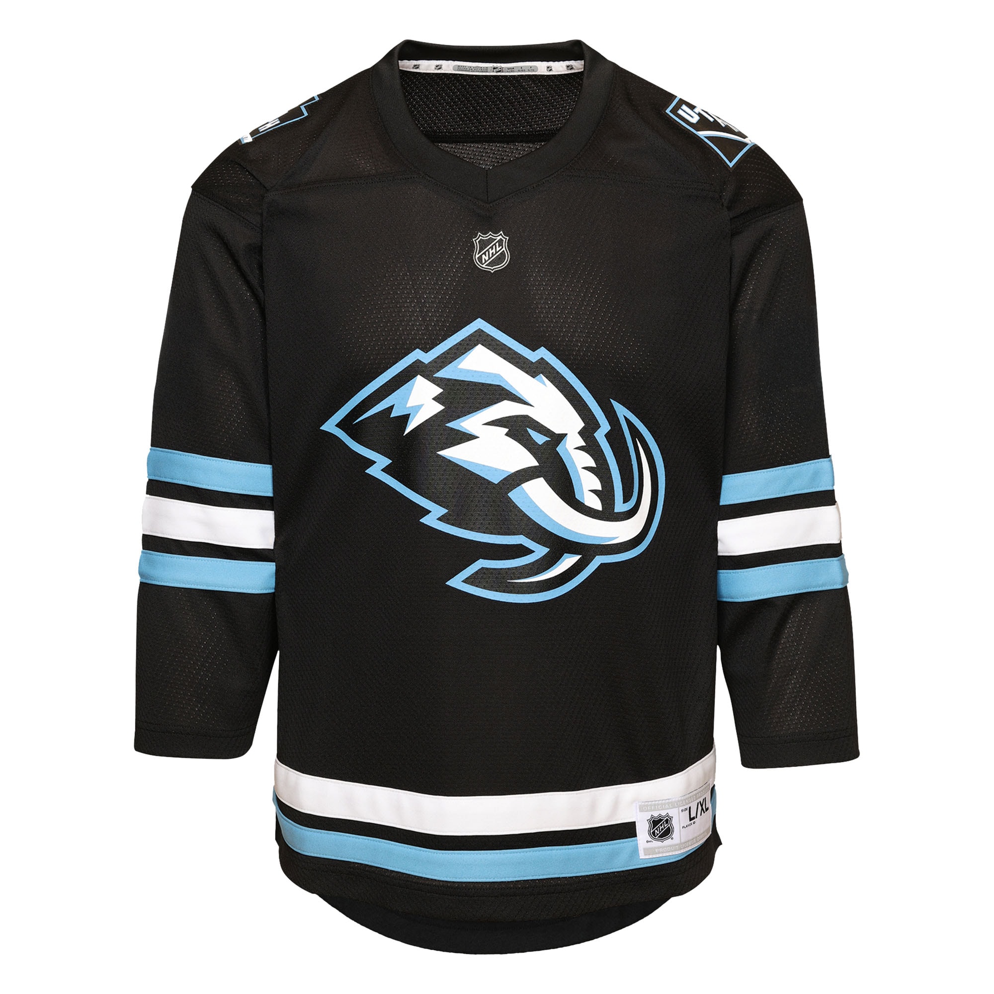 Utah Mammoth Youth Home Replica Custom Jersey – Black Clowdercats