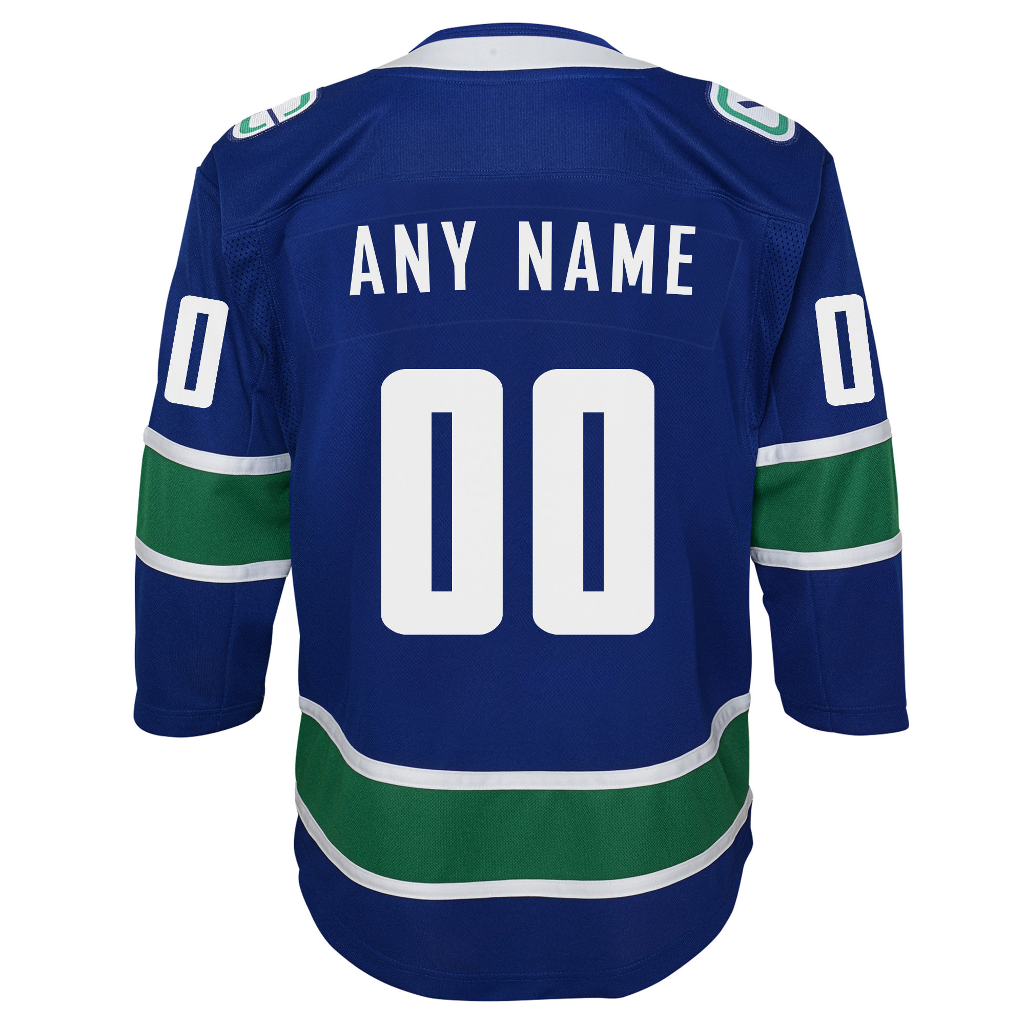 Vancouver Canucks Youth Premier Custom Jersey – Blue Clowdercats