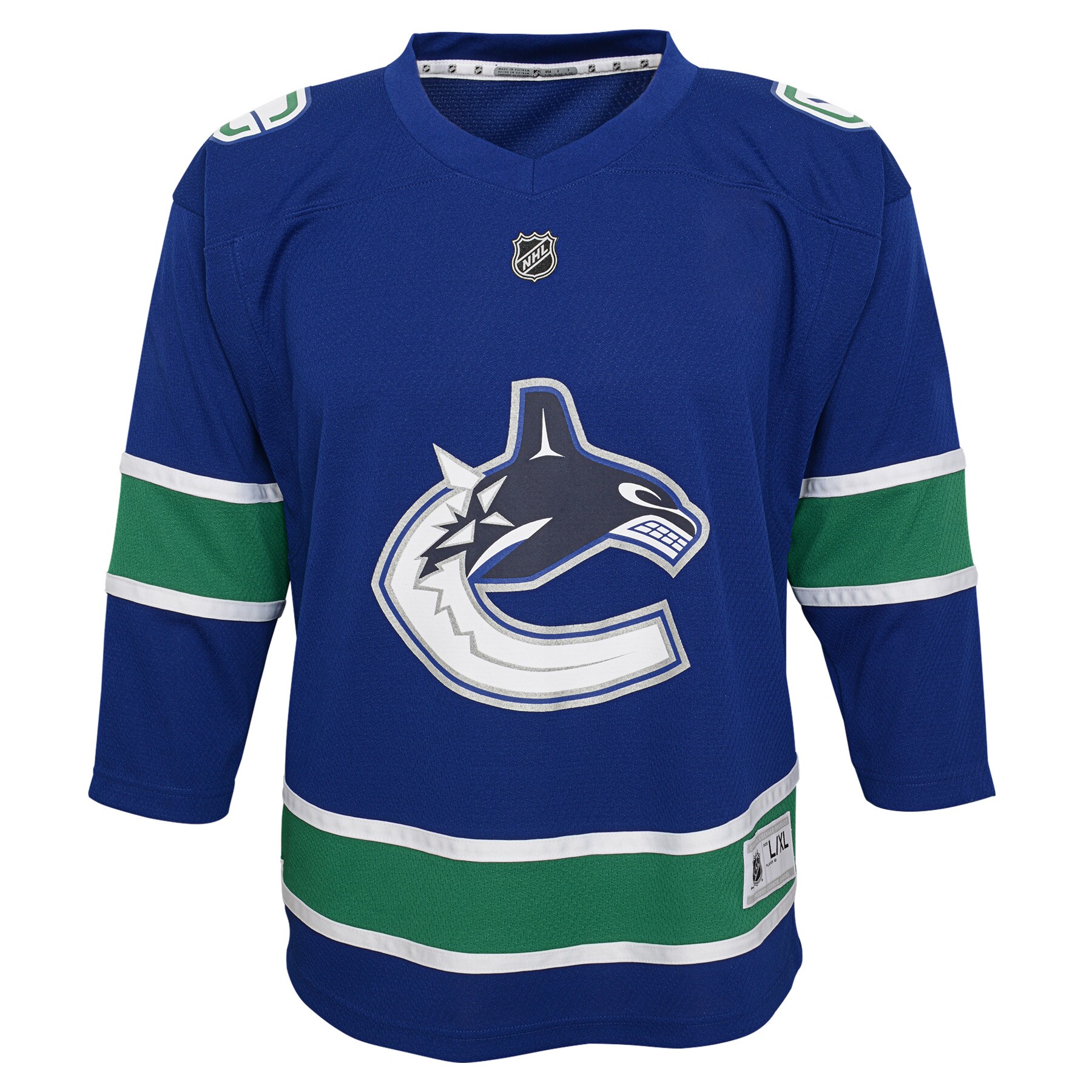 Vancouver Canucks Youth Replica Jersey – Blue Clowdercats