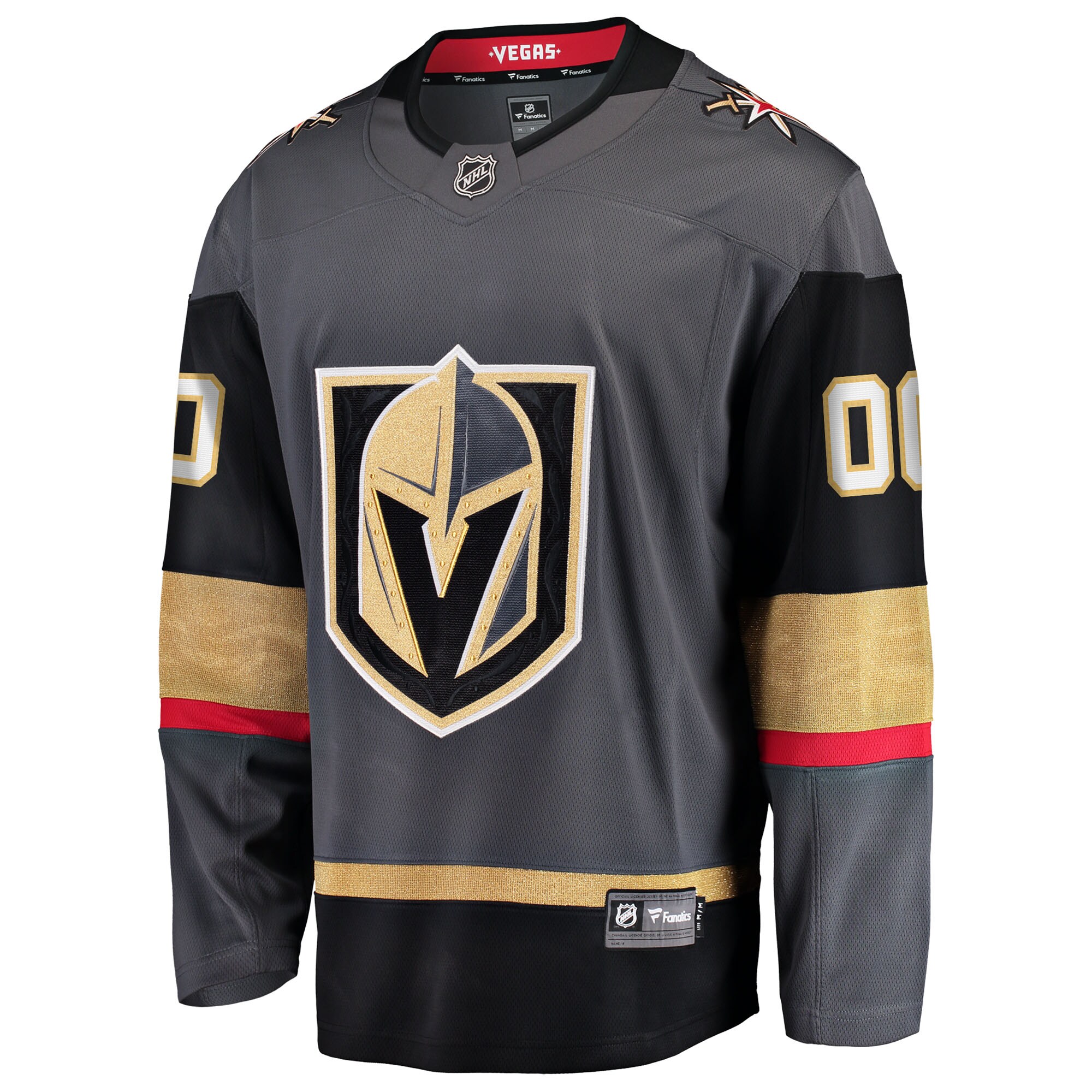 Vegas Golden Knights Fanatics Alternate Breakaway Custom Jersey – Gray Clowdercats