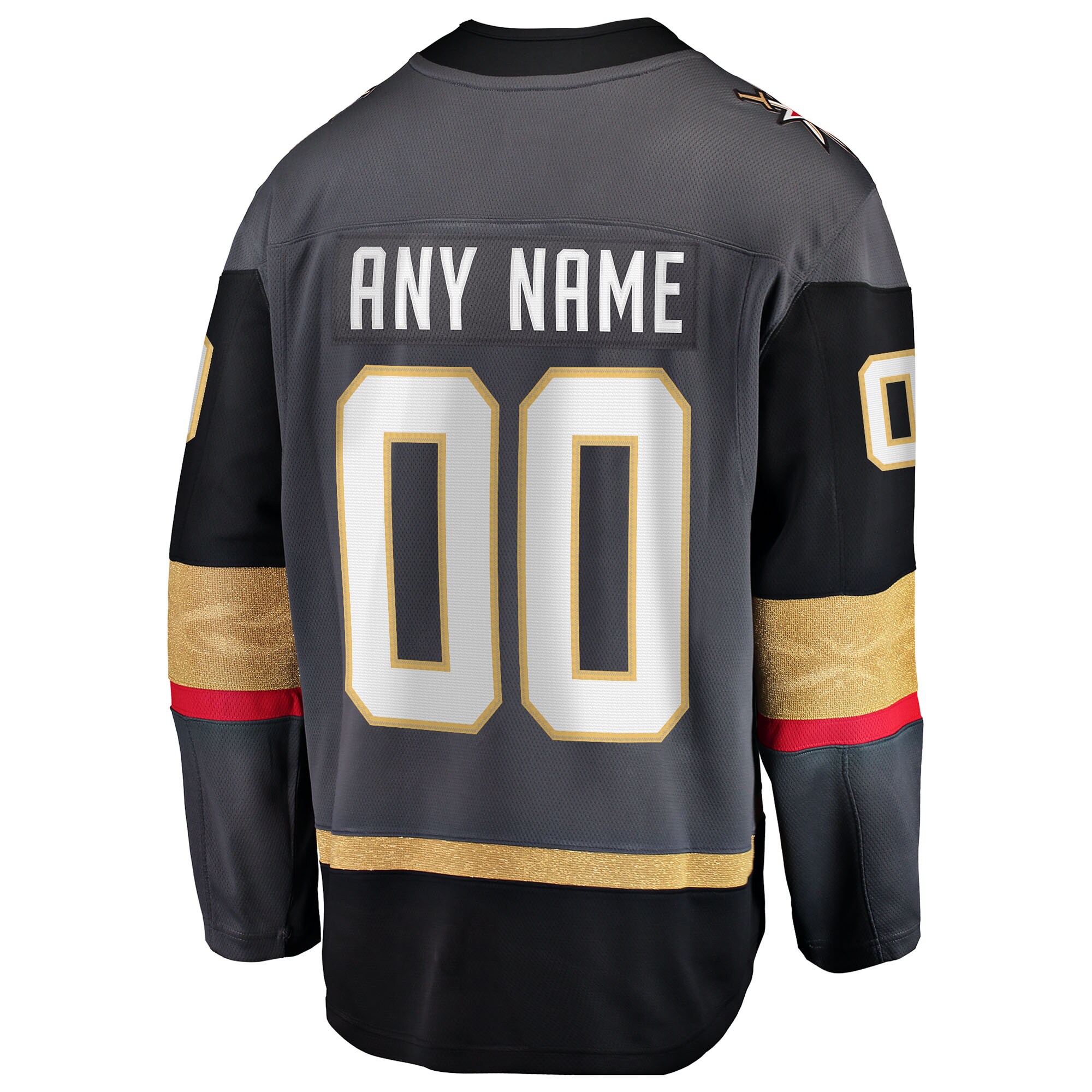 Vegas Golden Knights Fanatics Alternate Breakaway Custom Jersey – Gray Clowdercats