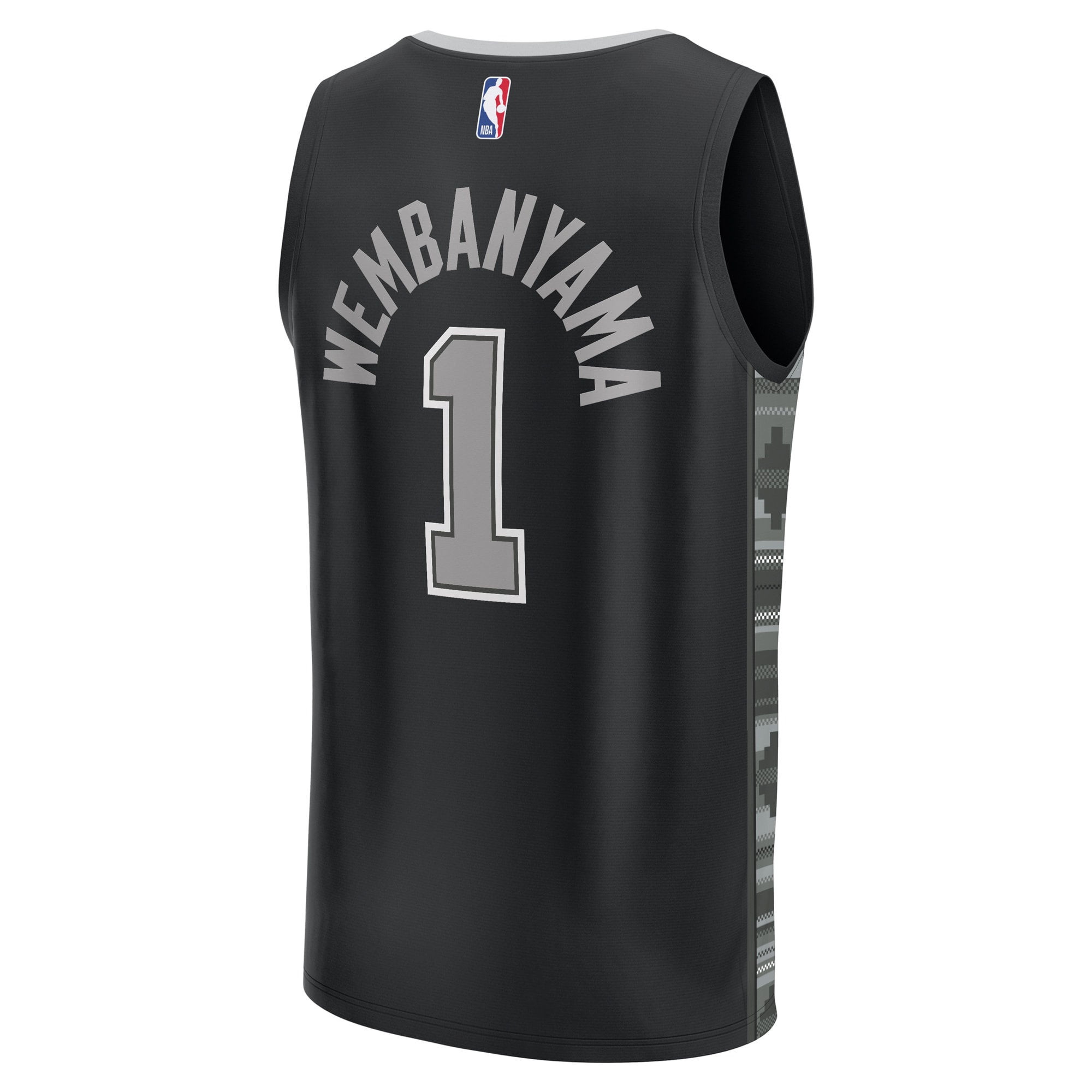 Victor Wembanyama San Antonio Spurs Fanatics Youth Fast Break Player Jersey – Statement Edition – Black Clowdercats