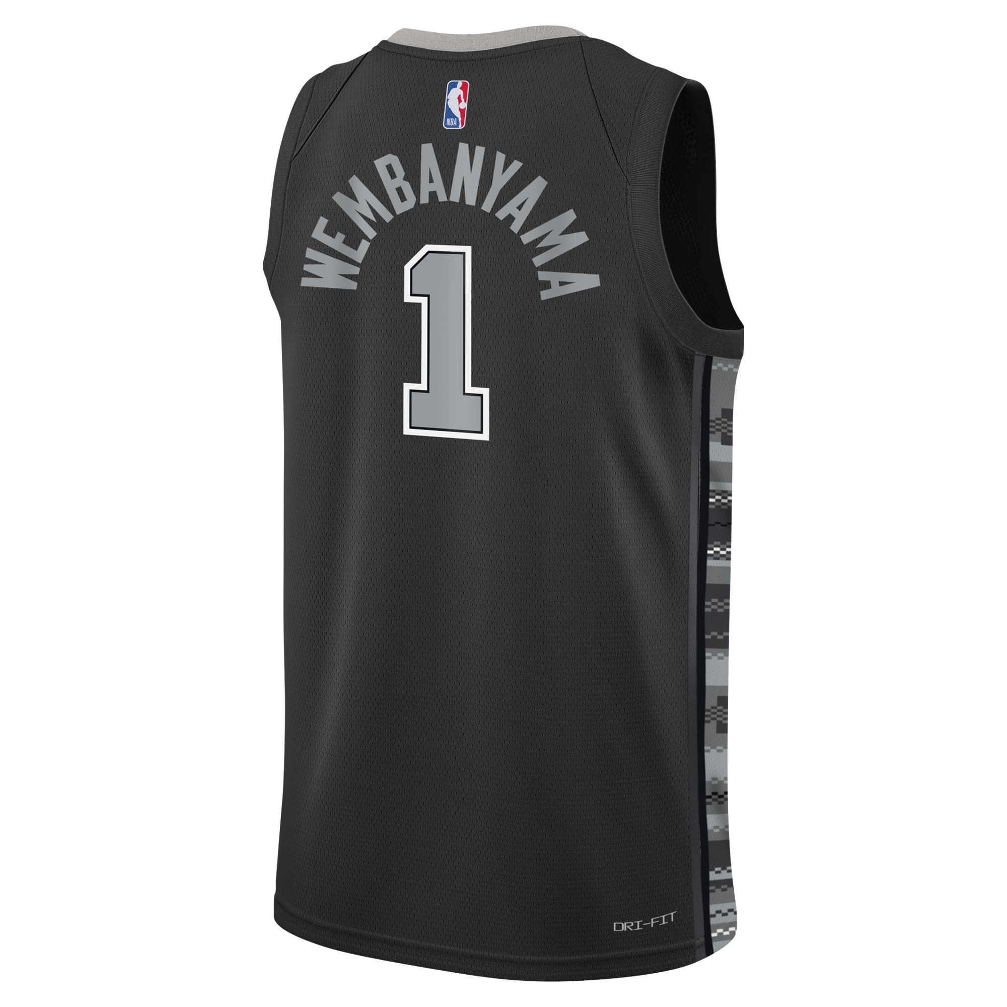 Victor Wembanyama San Antonio Spurs Jordan Brand Youth Swingman Jersey – Statement Edition – Black Clowdercats