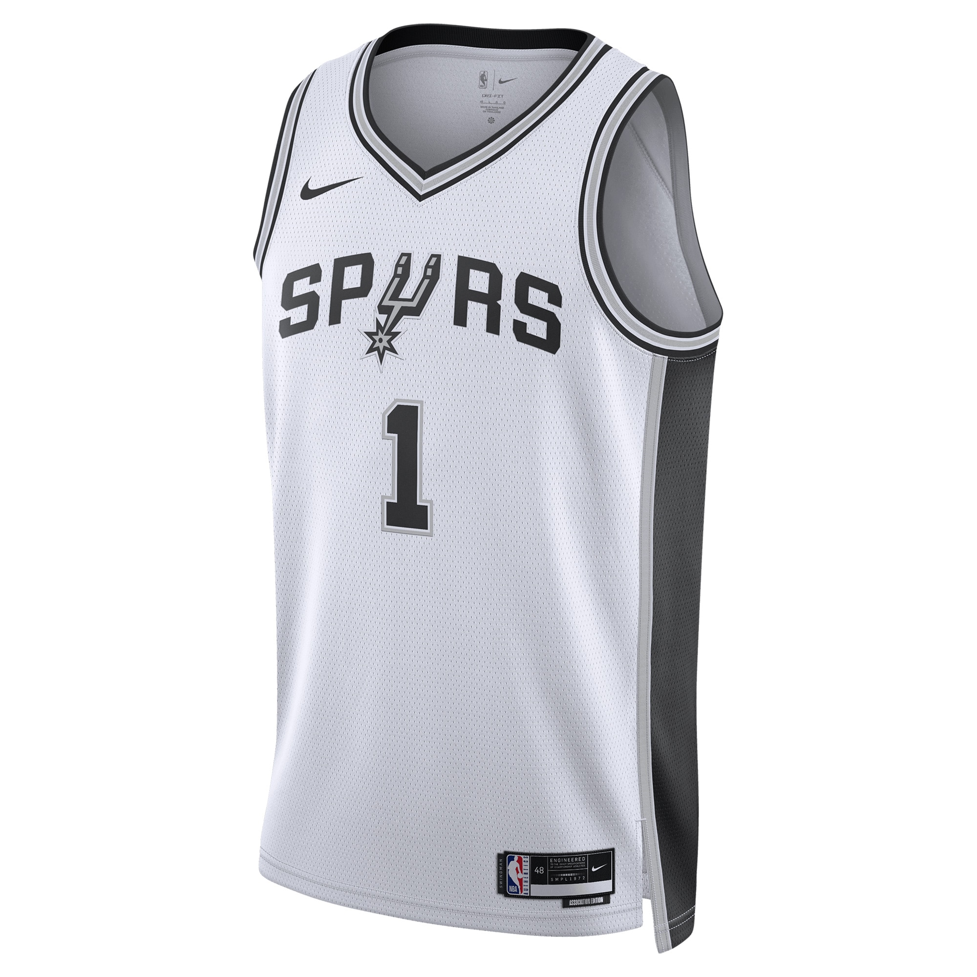 Victor Wembanyama San Antonio Spurs Nike Unisex Swingman Jersey – Association Edition – White Clowdercats