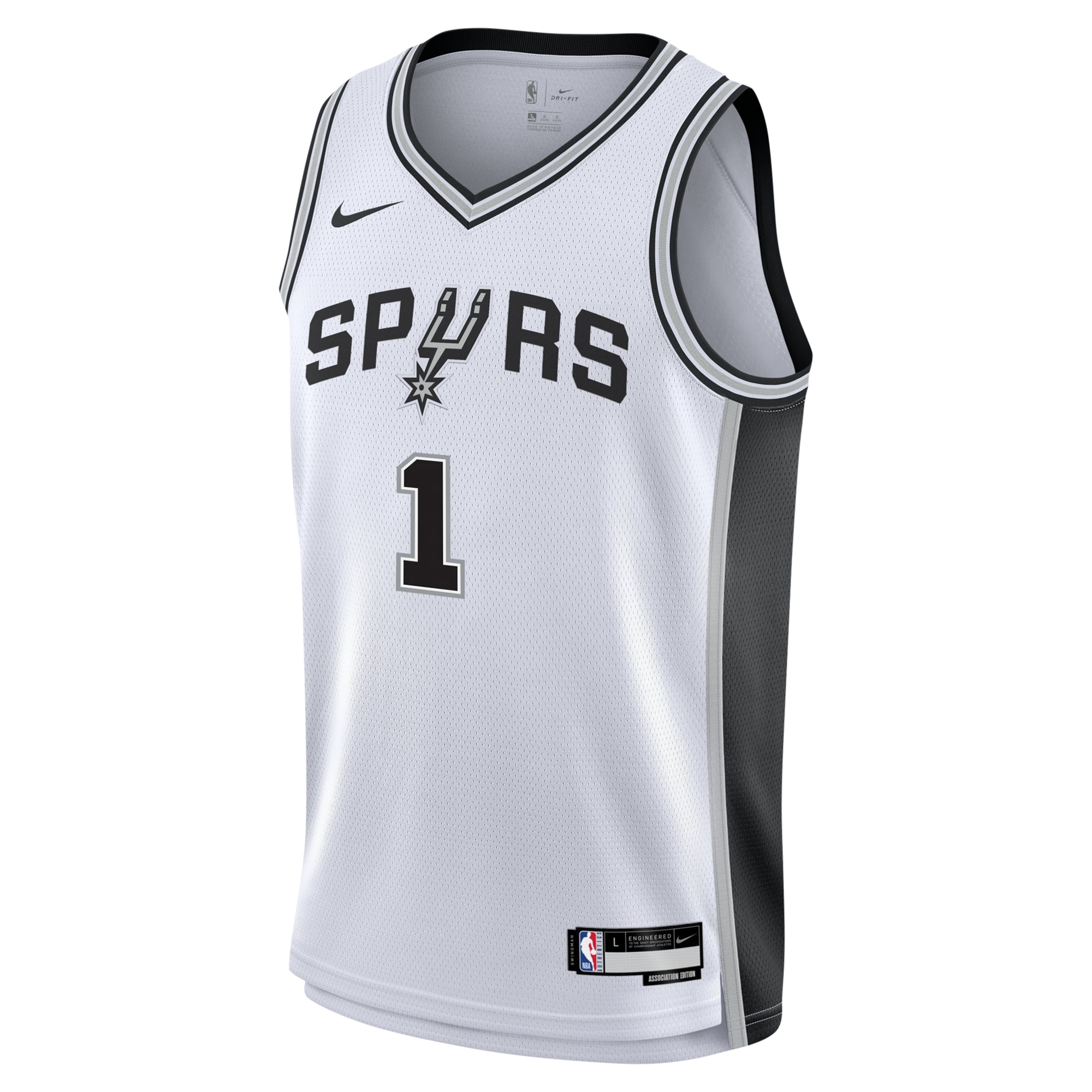 Victor Wembanyama San Antonio Spurs Nike Youth Swingman Jersey – Association Edition – White Clowdercats