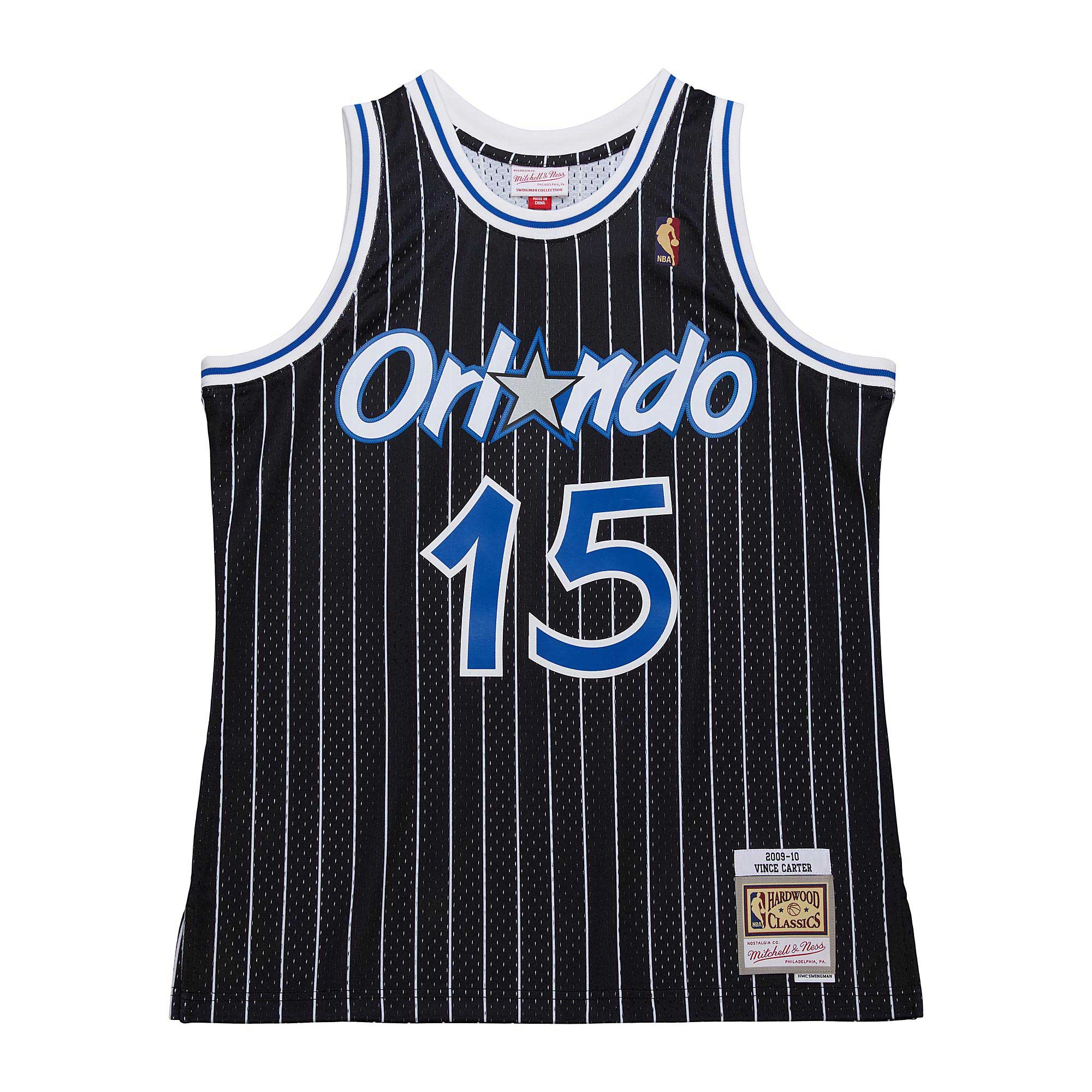 Vince Carter Orlando Magic Mitchell & Ness 2009/10 Hardwood Classics Swingman Jersey – Black Clowdercats