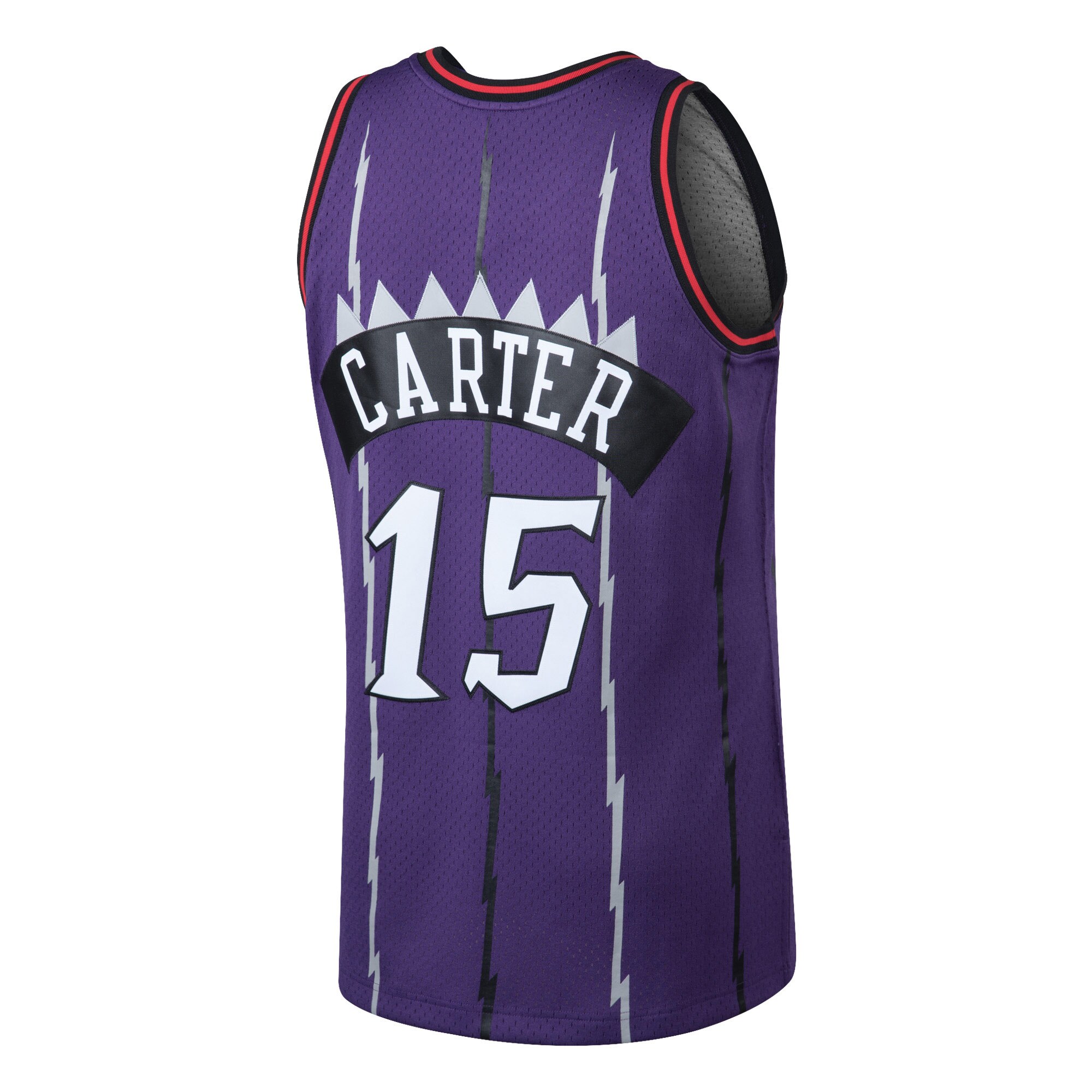 Vince Carter Toronto Raptors Mitchell & Ness 1998/99 Hardwood Classics Swingman Jersey – Purple Clowdercats