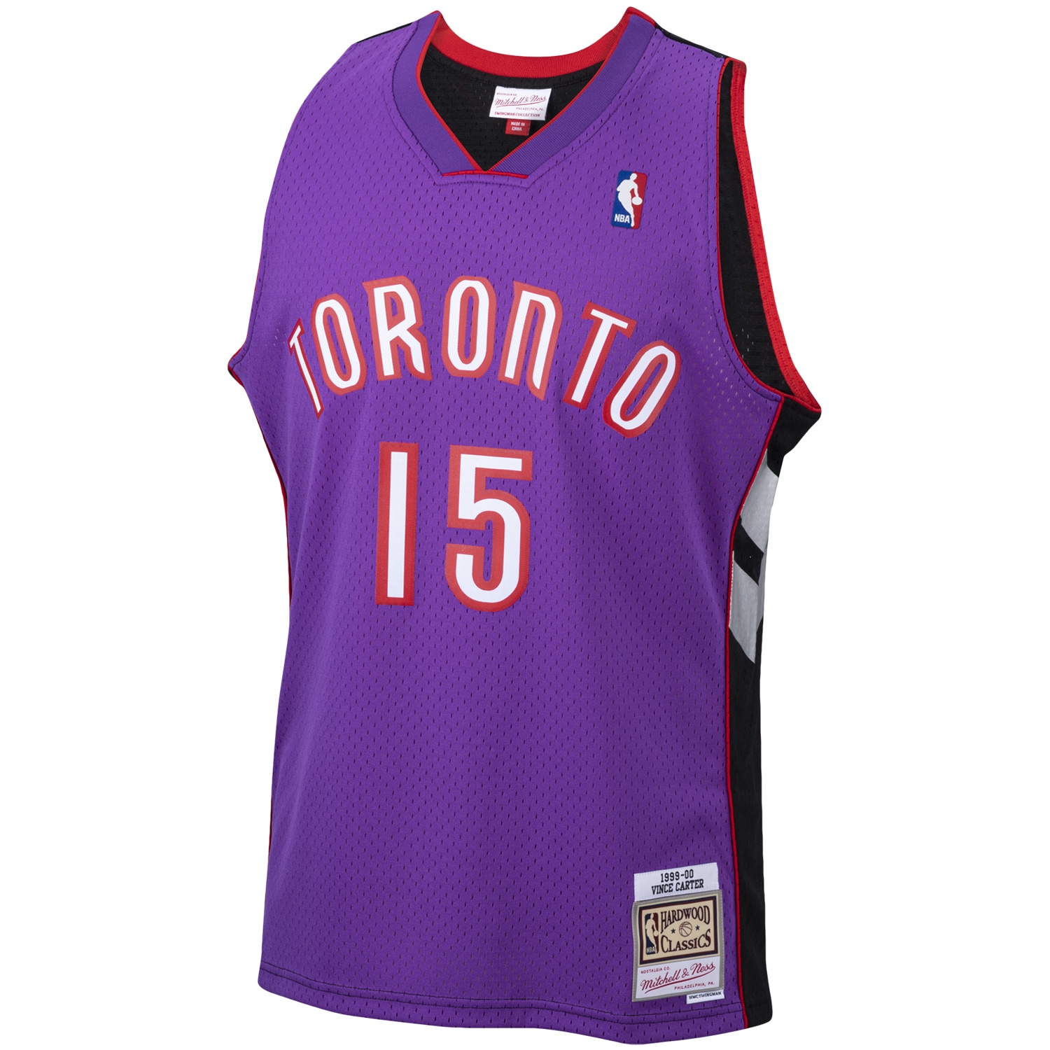 Vince Carter Toronto Raptors Mitchell & Ness 1999/00 Hardwood Classics Swingman Jersey – Purple Clowdercats