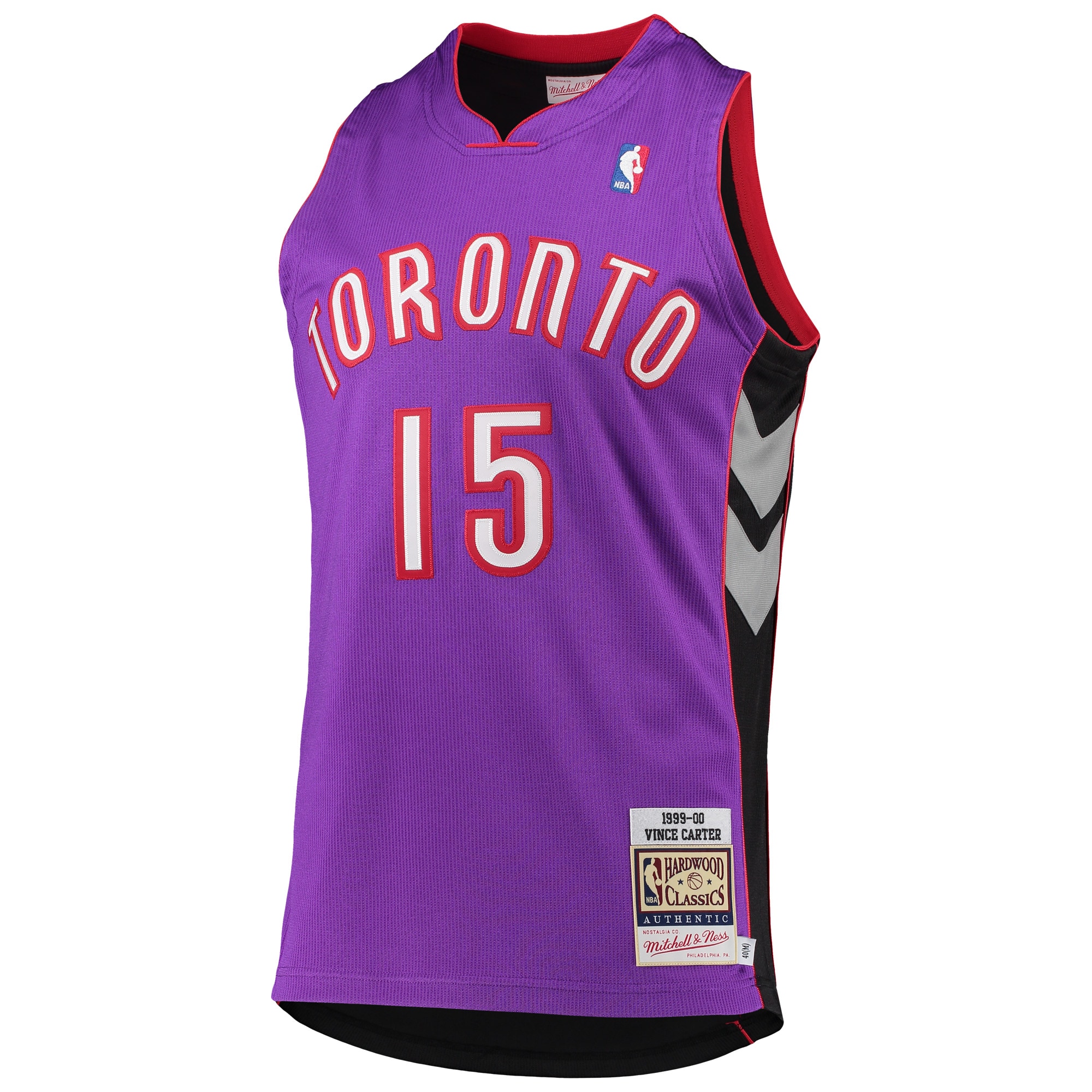 Vince Carter Toronto Raptors Mitchell & Ness 1999/2000 Hardwood Classics Authentic Jersey – Purple Clowdercats