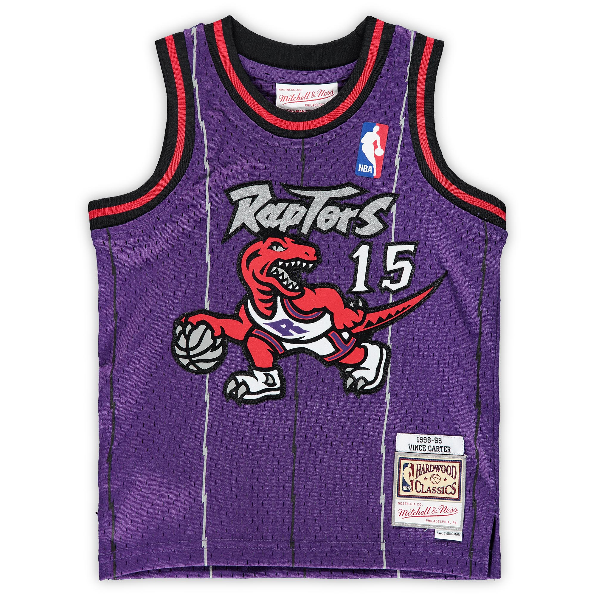 Vince Carter Toronto Raptors Mitchell & Ness Infant 1998/99 Hardwood Classics Retired Player Jersey – Purple Clowdercats