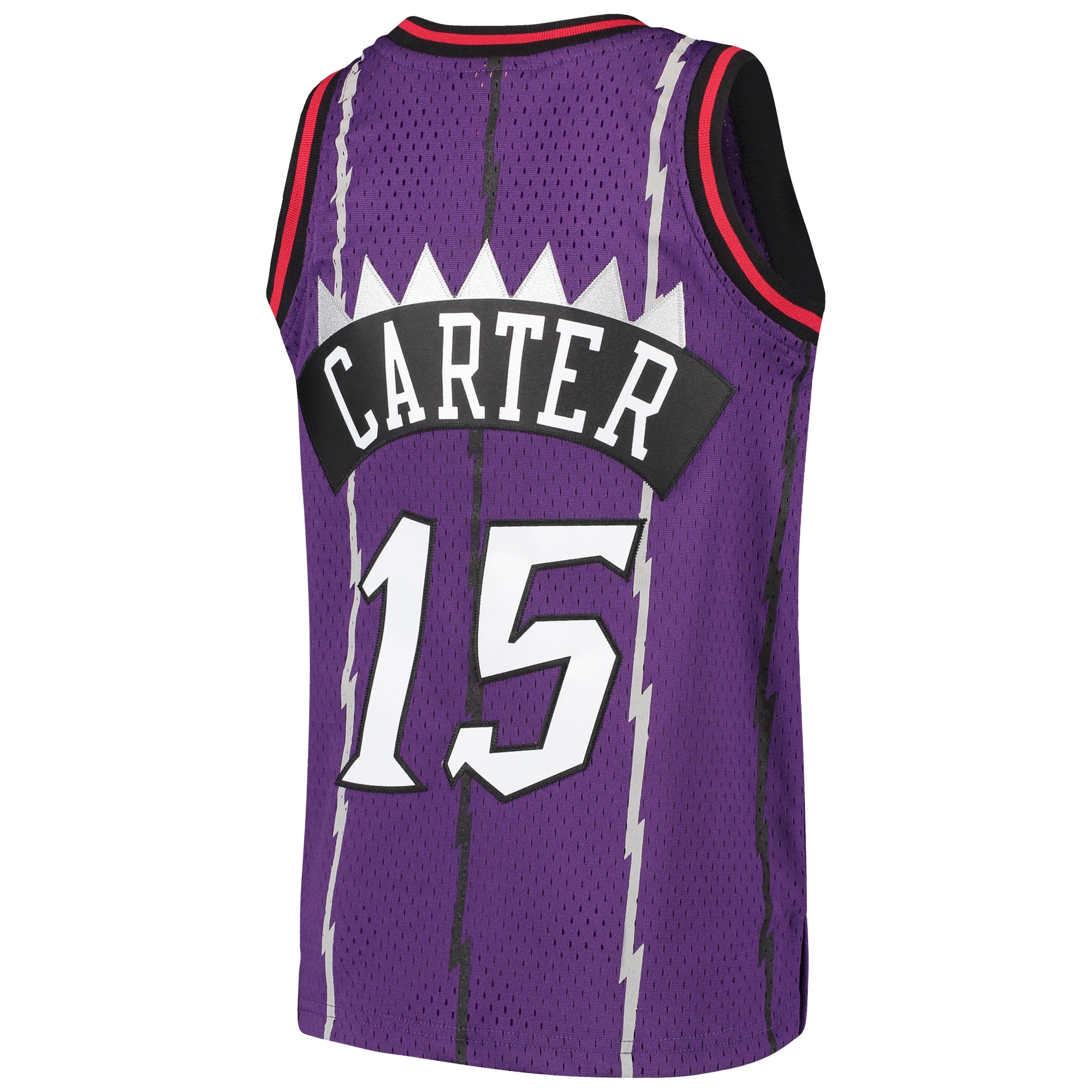Vince Carter Toronto Raptors Mitchell & Ness Youth 1998/99 Hardwood Classics Swingman Throwback Jersey – Purple Clowdercats