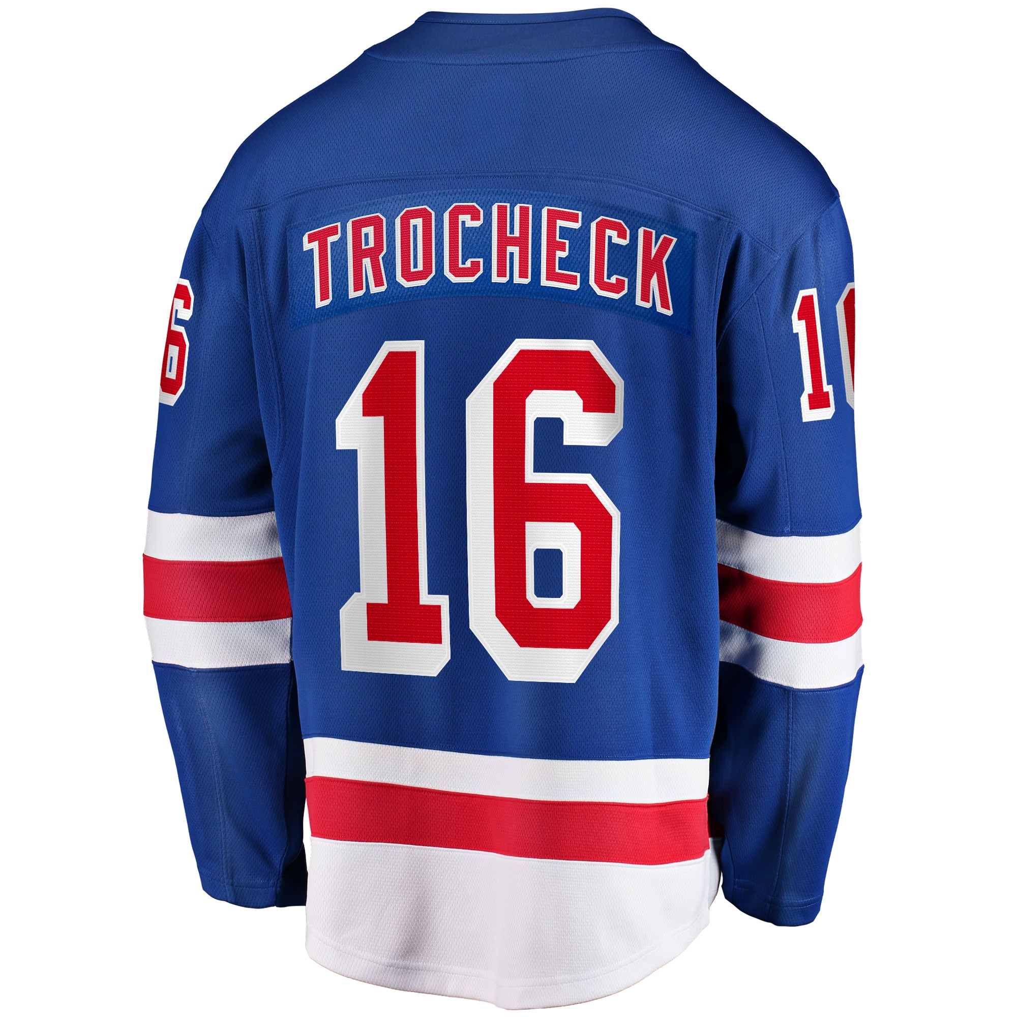 Vincent Trocheck New York Rangers Fanatics Home Breakaway Player Jersey – Blue Clowdercats