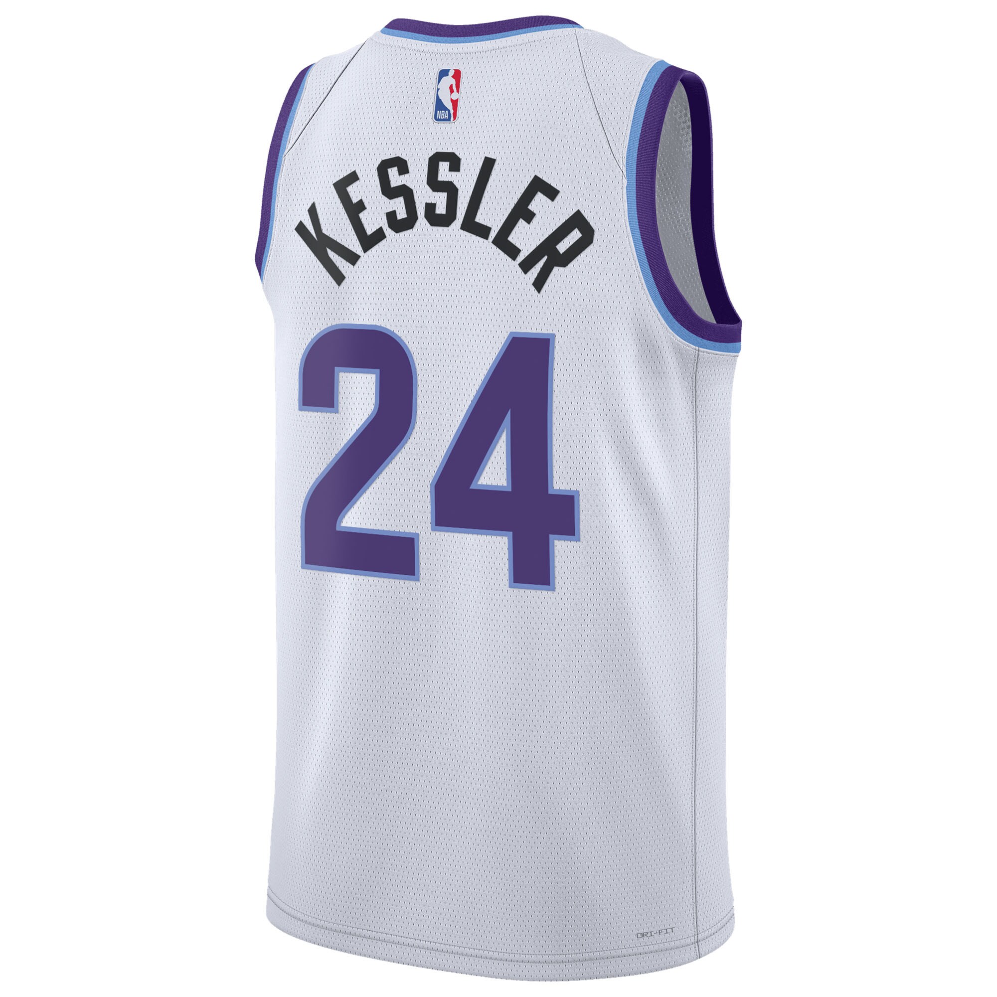 Walker Kessler Utah Jazz Nike Unisex Swingman Jersey – Association Edition – White Clowdercats