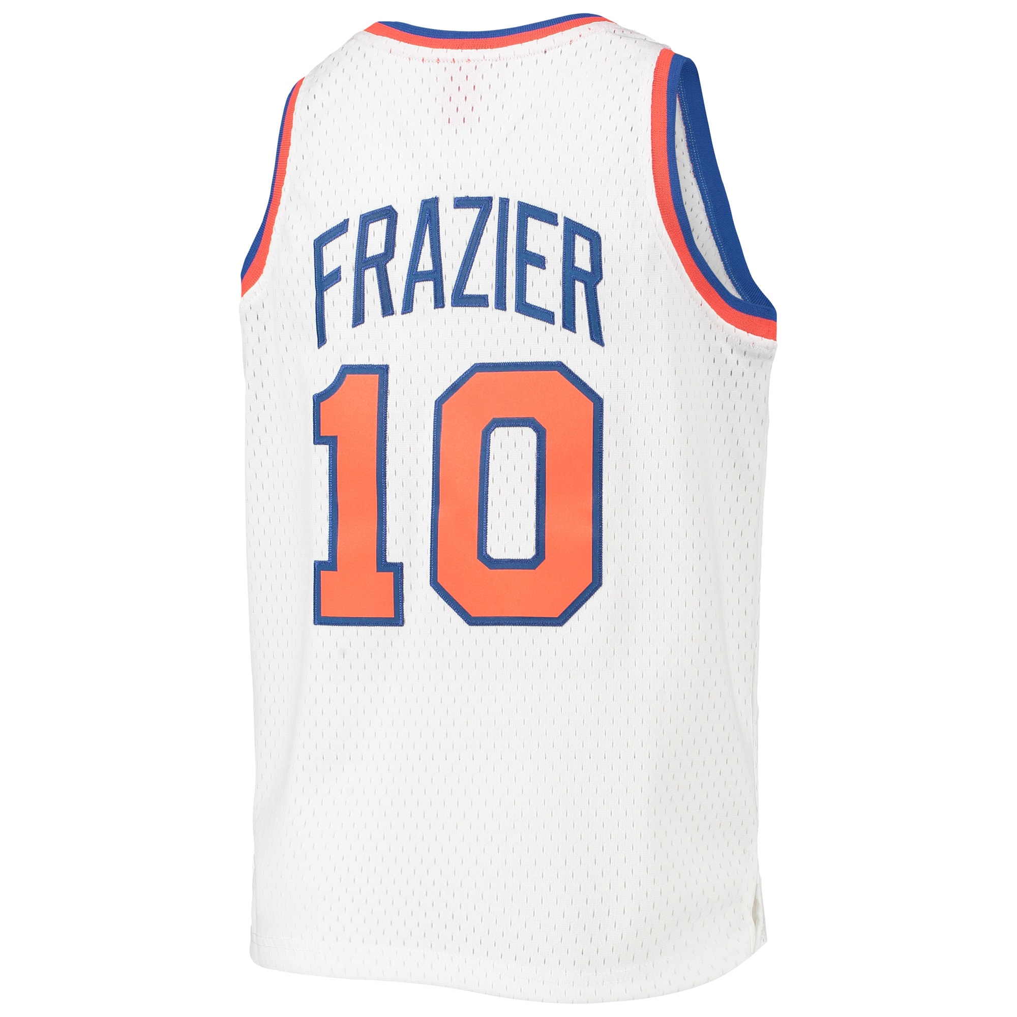 Walt Frazier New York Knicks Mitchell & Ness Youth 1969-70 Hardwood Classics Swingman Jersey – White Clowdercats