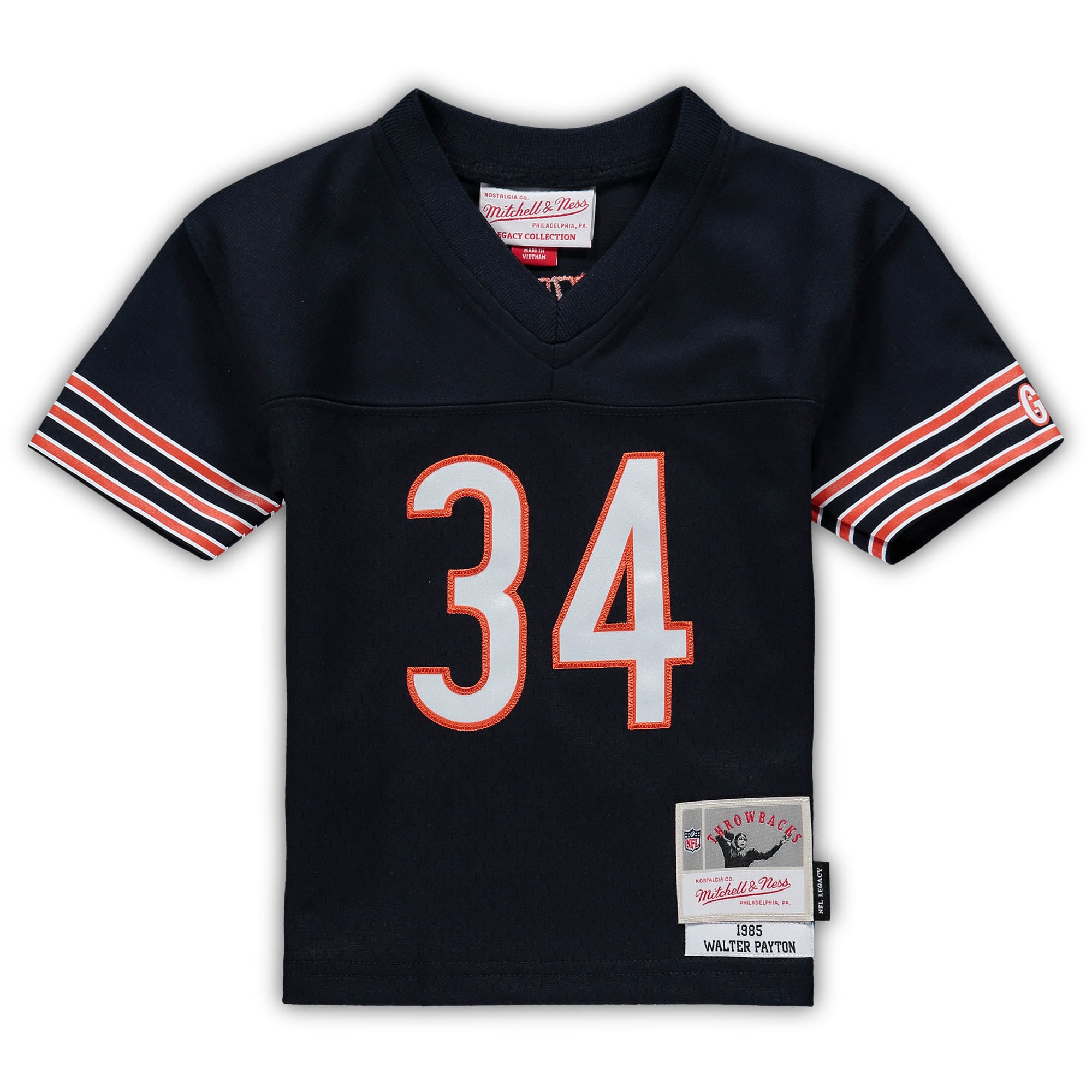Walter Payton Chicago Bears Mitchell & Ness Infant 1985 Retired Legacy Jersey – Navy Clowdercats