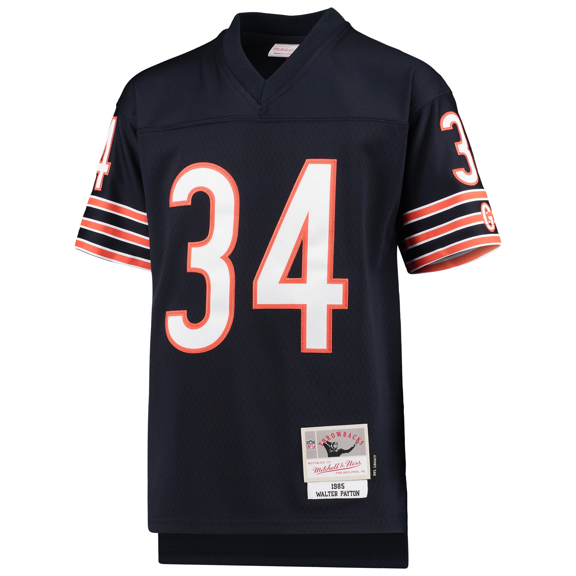 Walter Payton Chicago Bears Mitchell & Ness Youth 1985 Legacy Retired Player Jersey – Navy Clowdercats