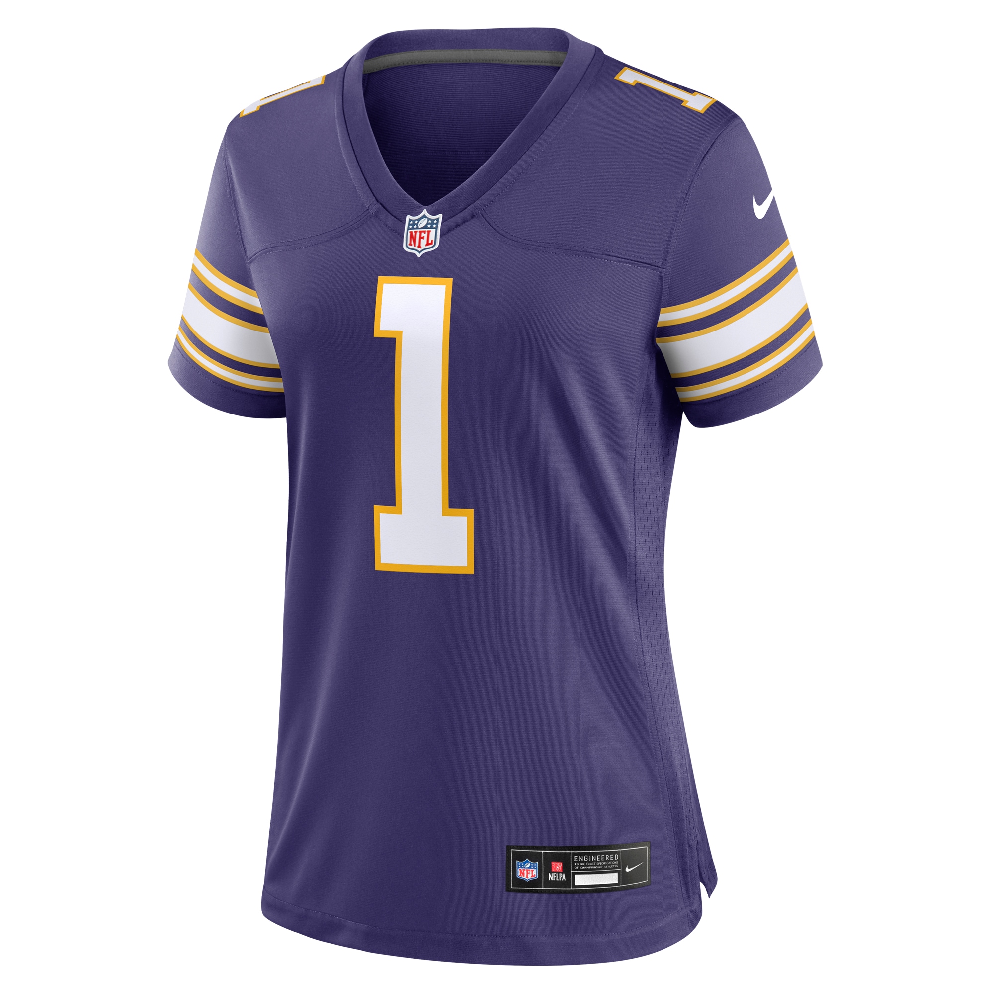 Warren Moon Minnesota Vikings Nike Women’s Classic Retired Player Game Jersey – Purple Clowdercats