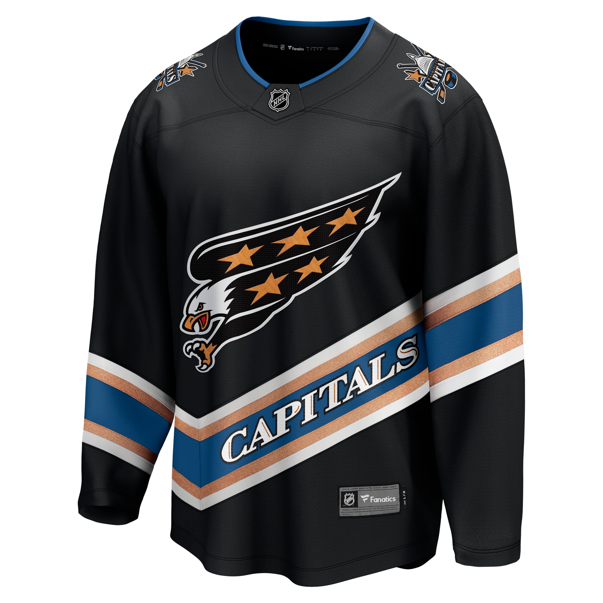 Washington Capitals Fanatics Alternate Breakaway Jersey – Black Clowdercats