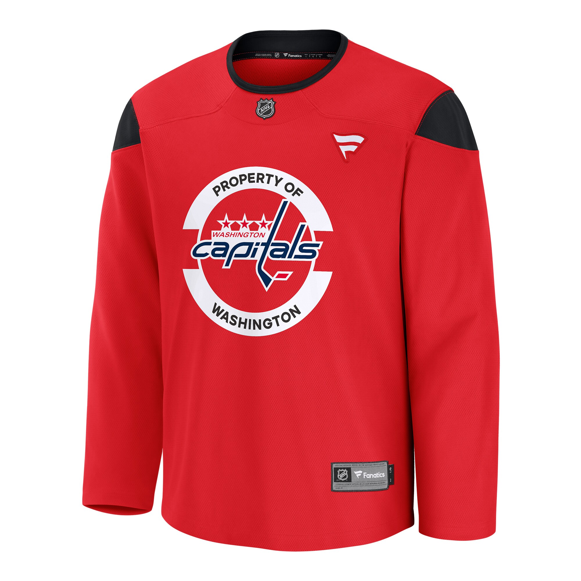 Washington Capitals Fanatics Practice Jersey – Red Clowdercats