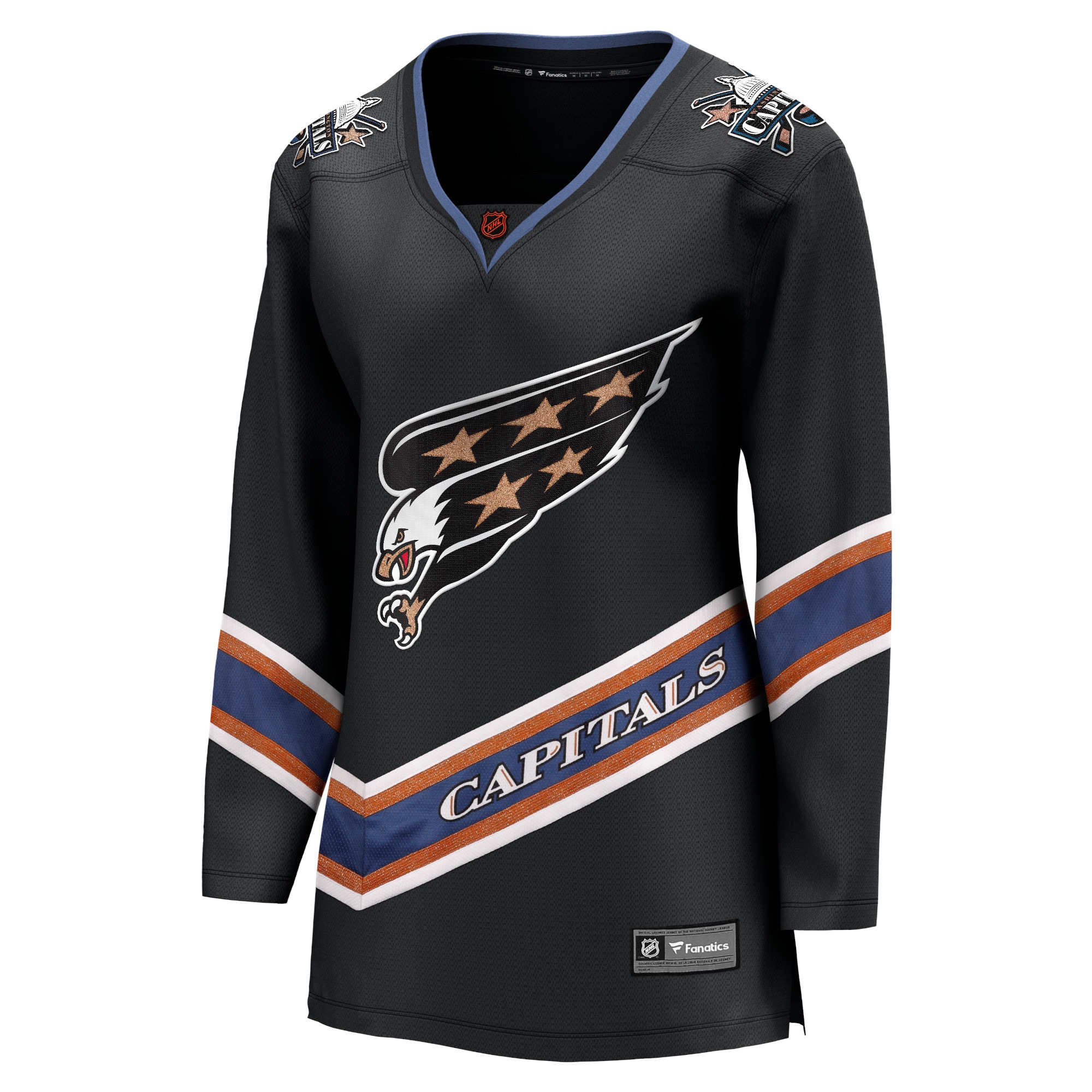 Washington Capitals Fanatics Women’s Special Edition 2.0 Breakaway Blank Jersey – Black Clowdercats