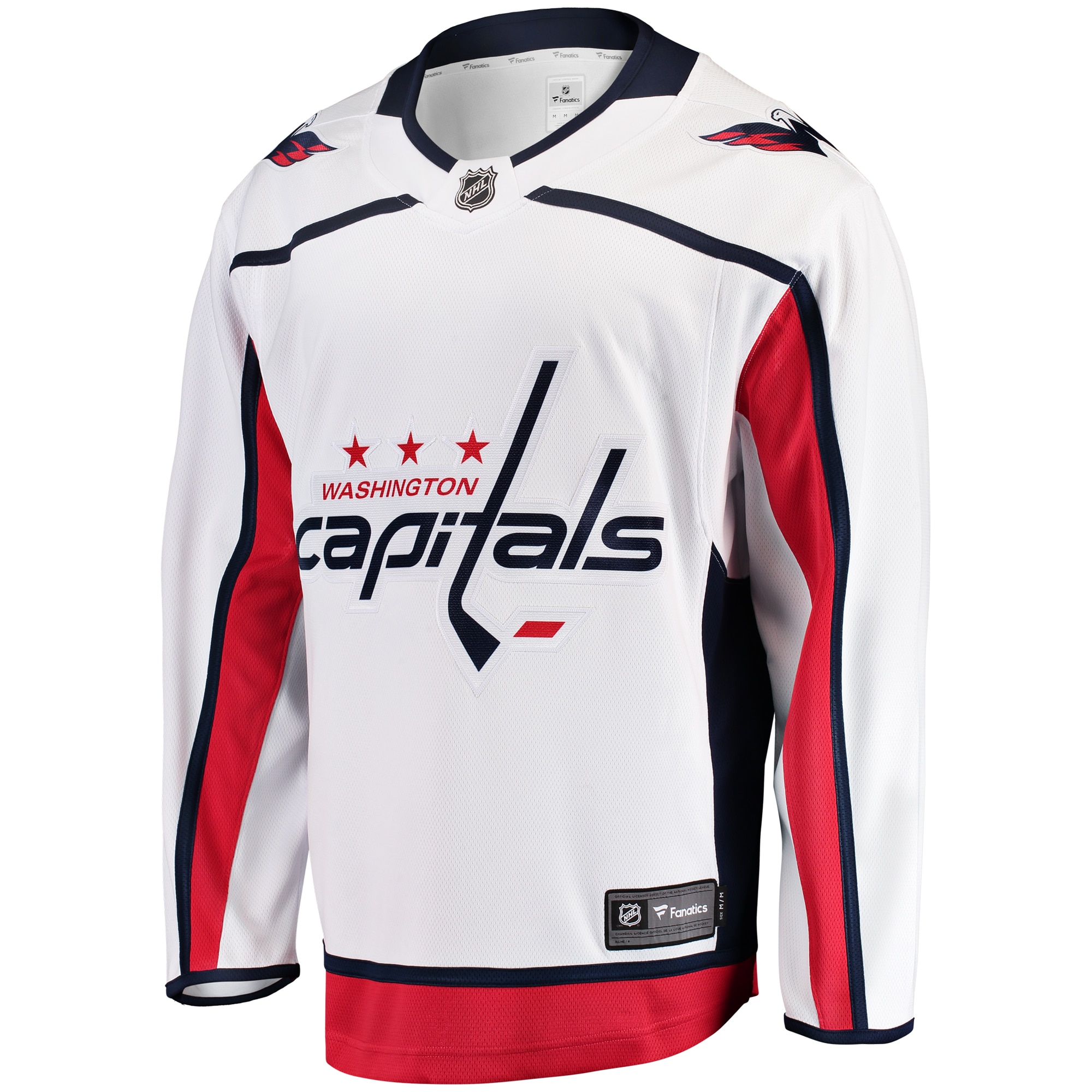 Washington Capitals Fanatics Youth Away Breakaway Jersey – White Clowdercats