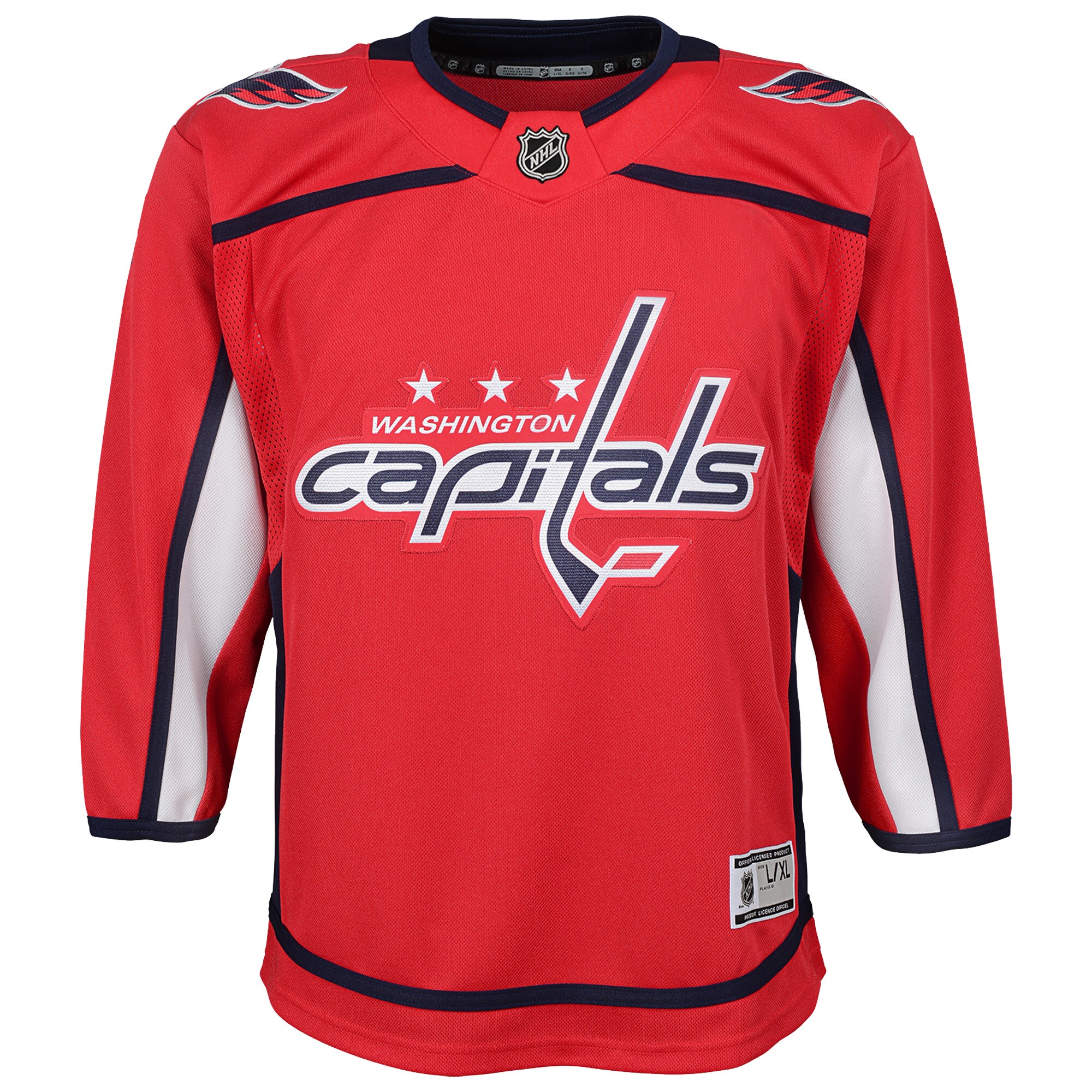 Washington Capitals Youth Home Blank Premier Jersey – Red Clowdercats