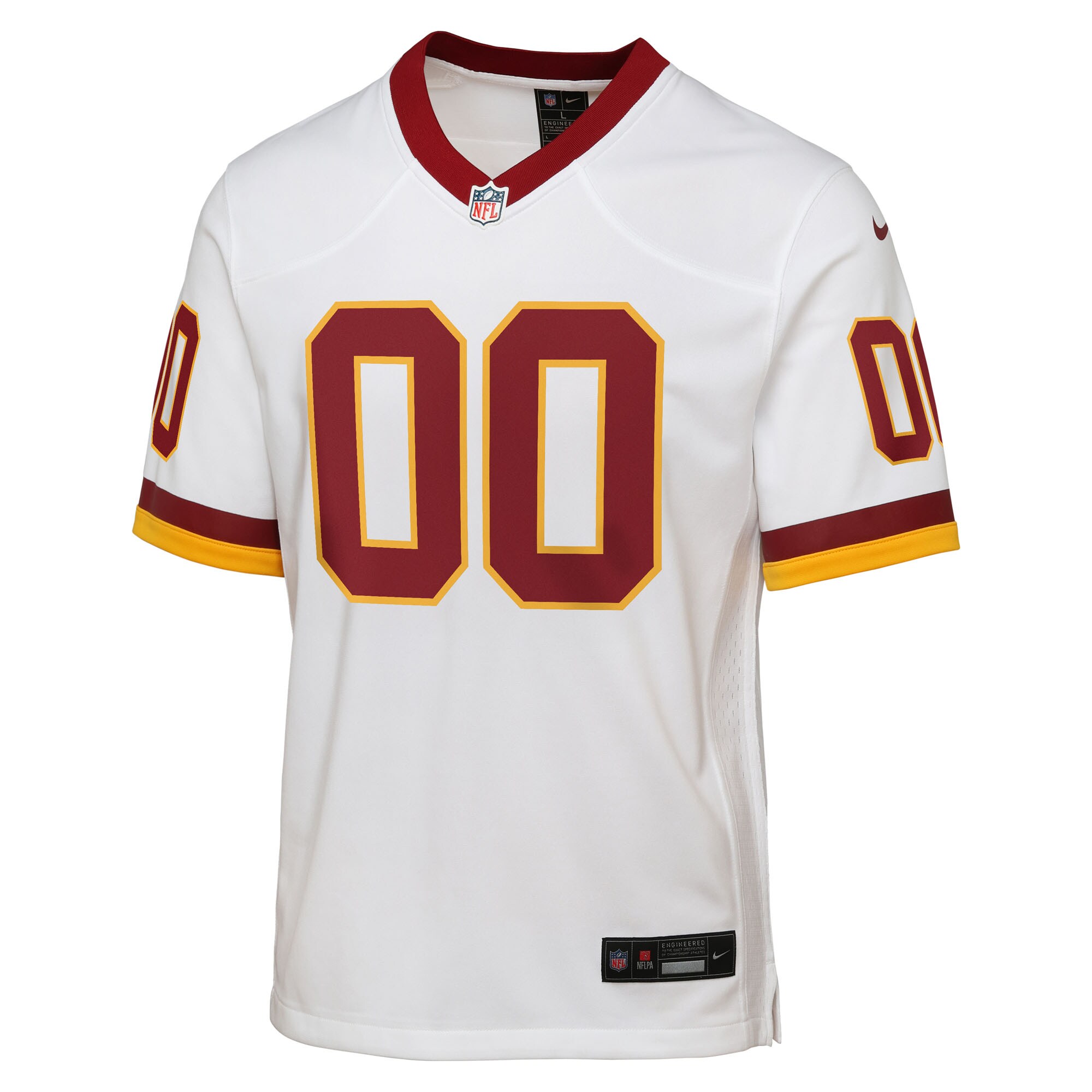 Washington Commanders Nike Youth Game Super Bowl Era Custom Jersey – White Clowdercats