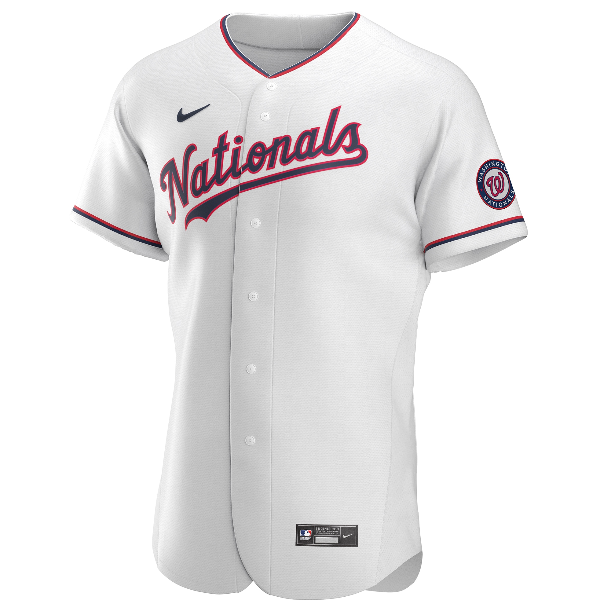Washington Nationals Nike Alternate Authentic Team Jersey – White