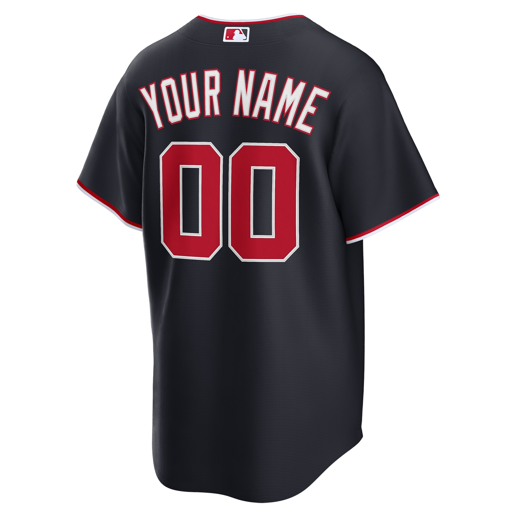 Washington Nationals Nike Alternate Custom Replica Jersey – Navy