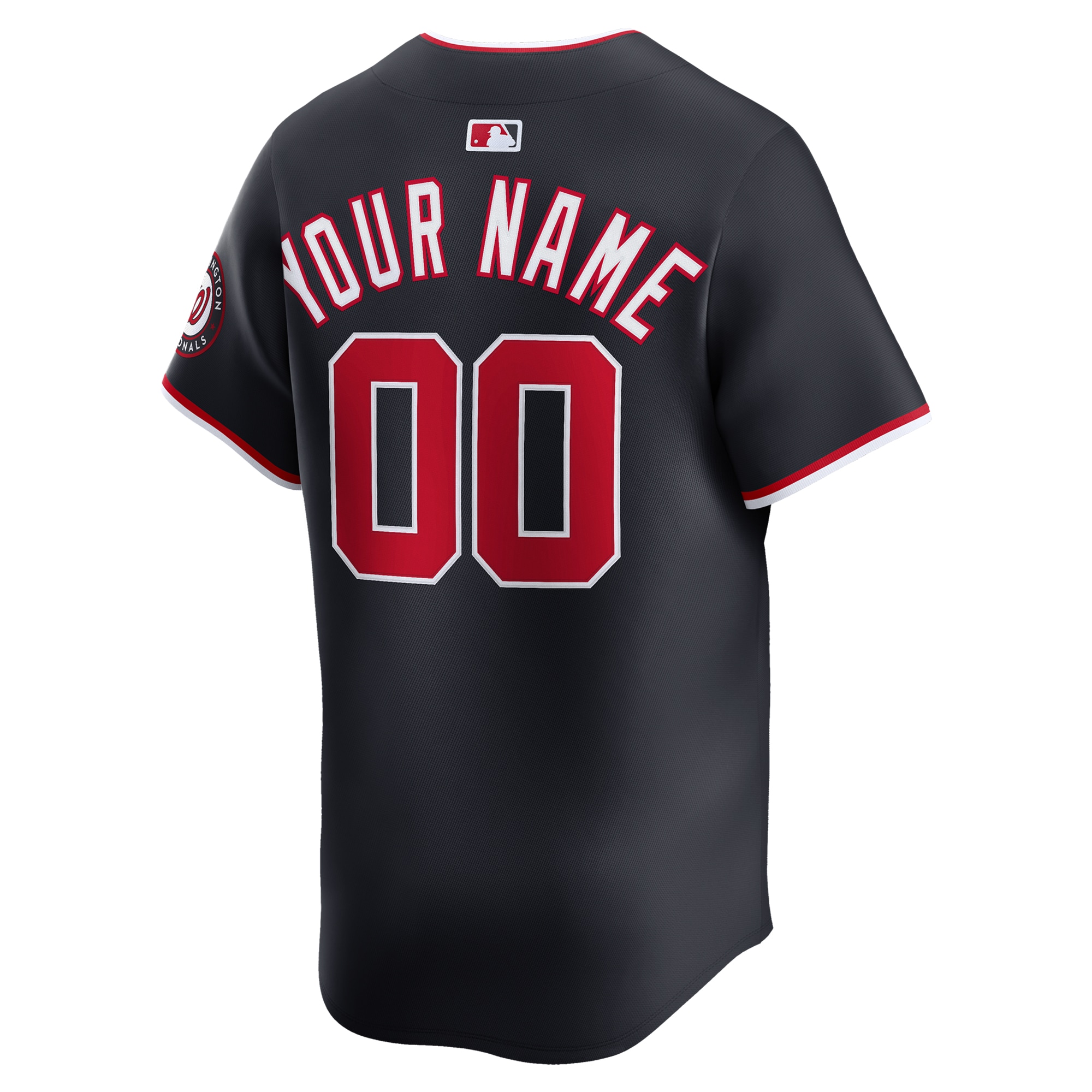 Washington Nationals Nike Alternate Limited Custom Jersey – Navy