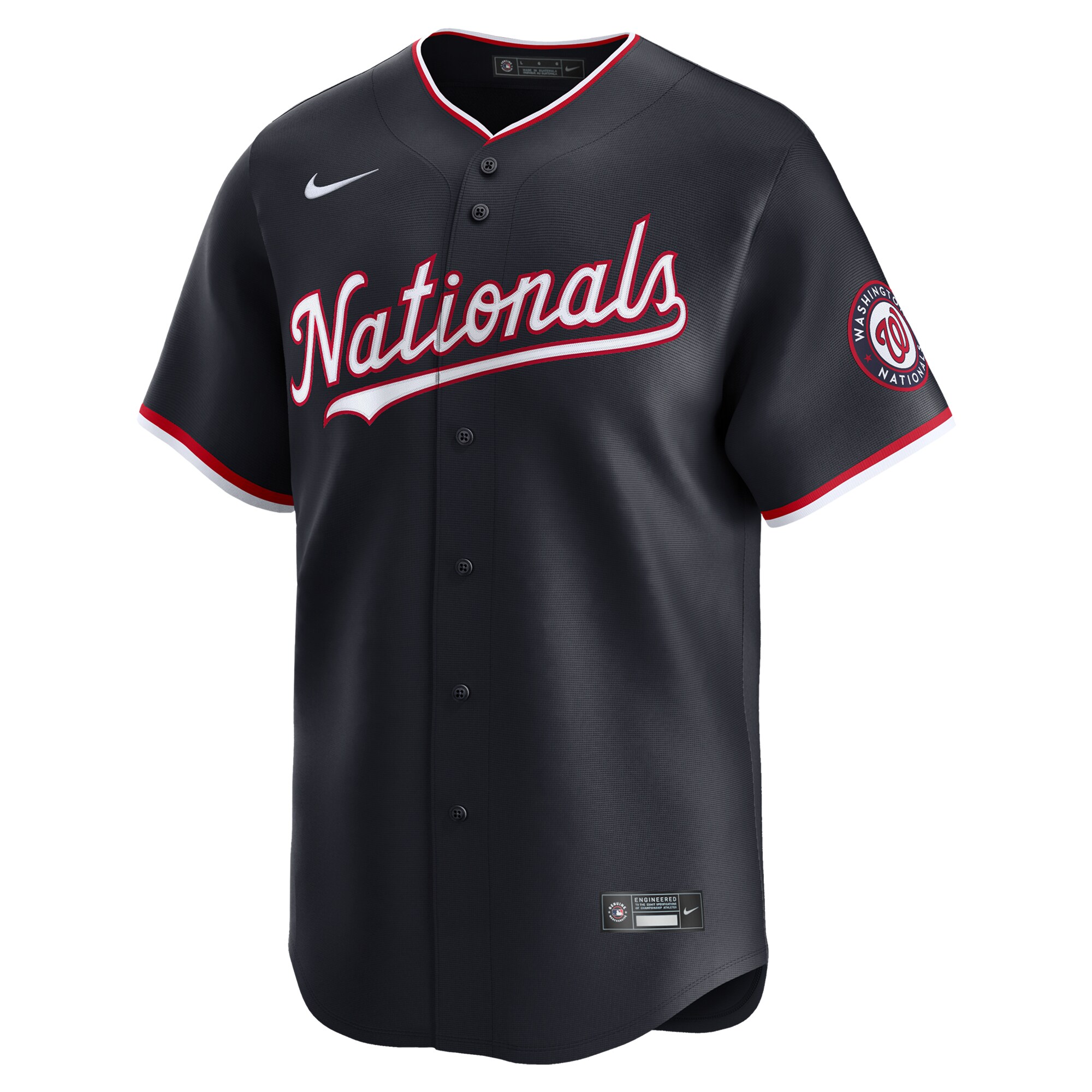 Washington Nationals Nike Alternate Limited Custom Jersey – Navy