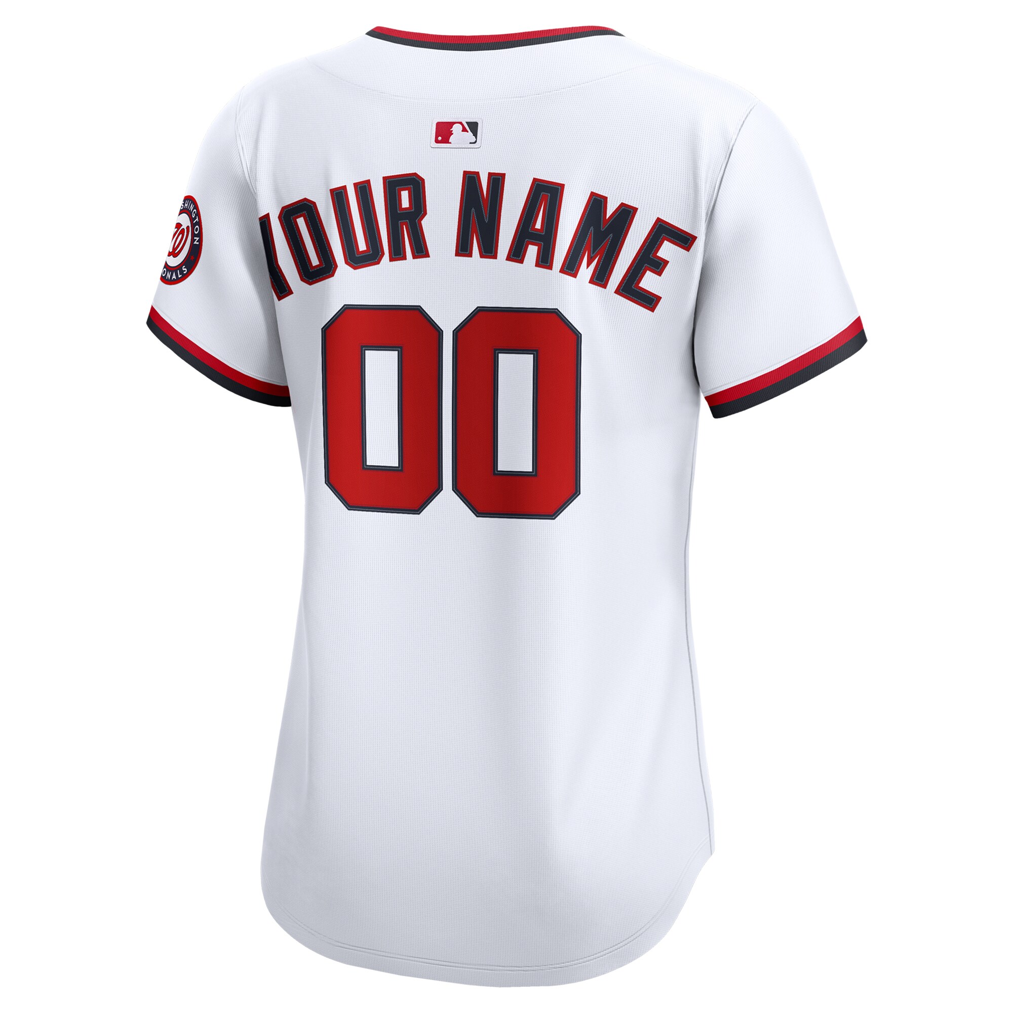 Washington Nationals Nike Women’s Home Limited Custom Jersey – White