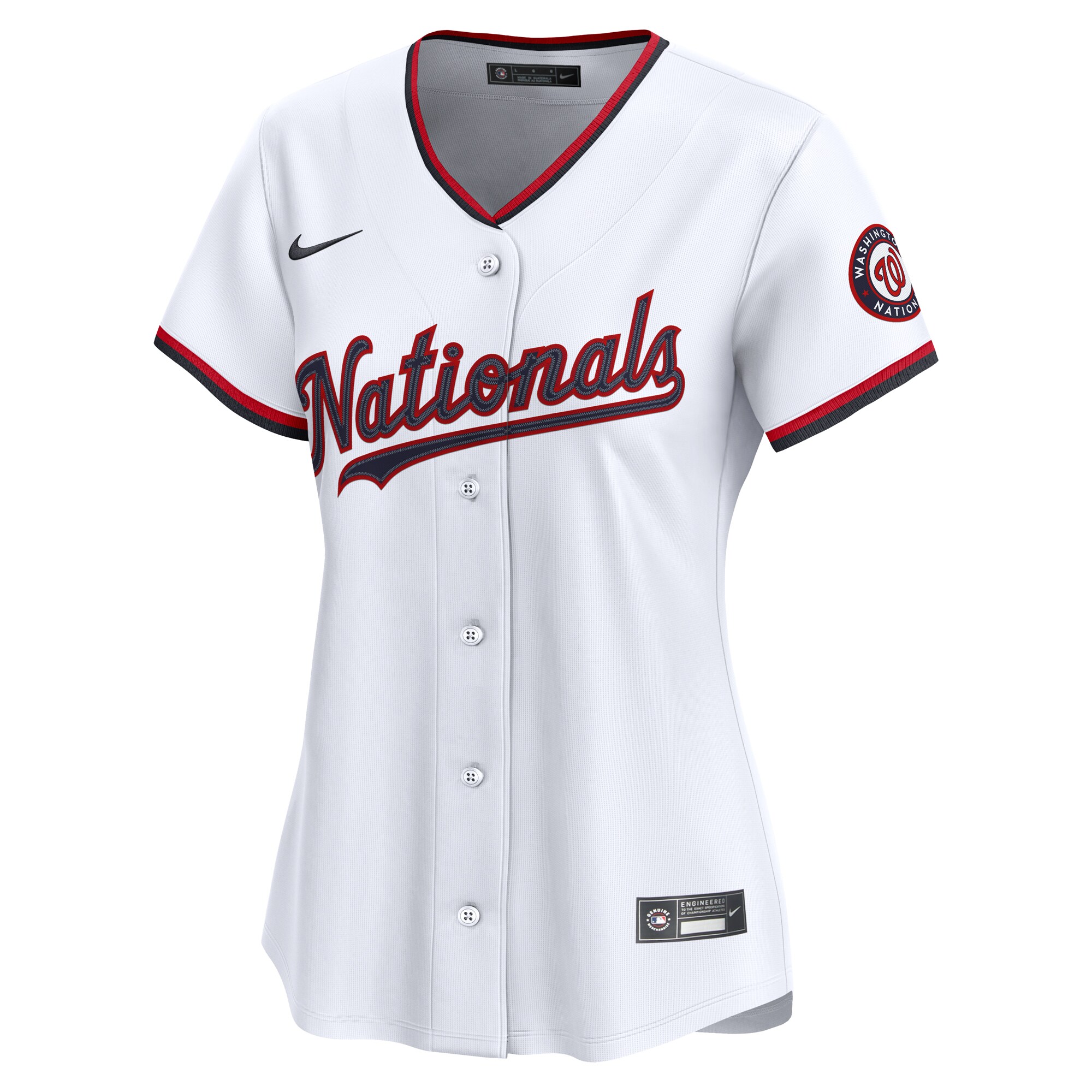 Washington Nationals Nike Women’s Home Limited Jersey – White