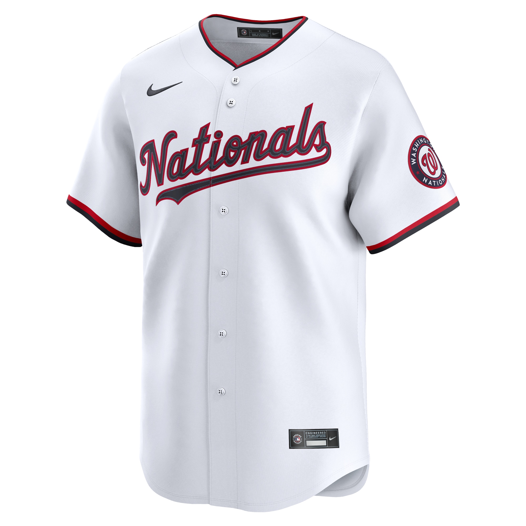 Washington Nationals Nike Youth Home Limited Jersey – White