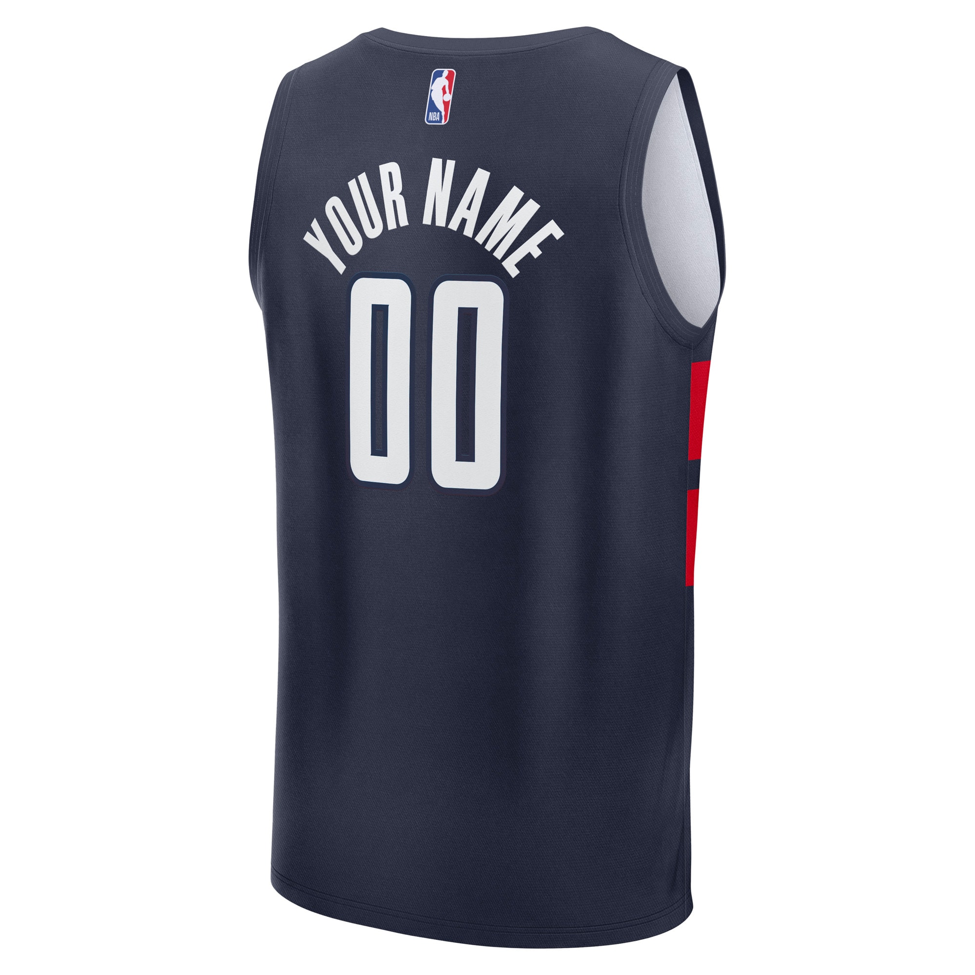 Washington Wizards Fanatics Youth Fast Break Custom Replica Jersey – Navy – Statement Edition Clowdercats