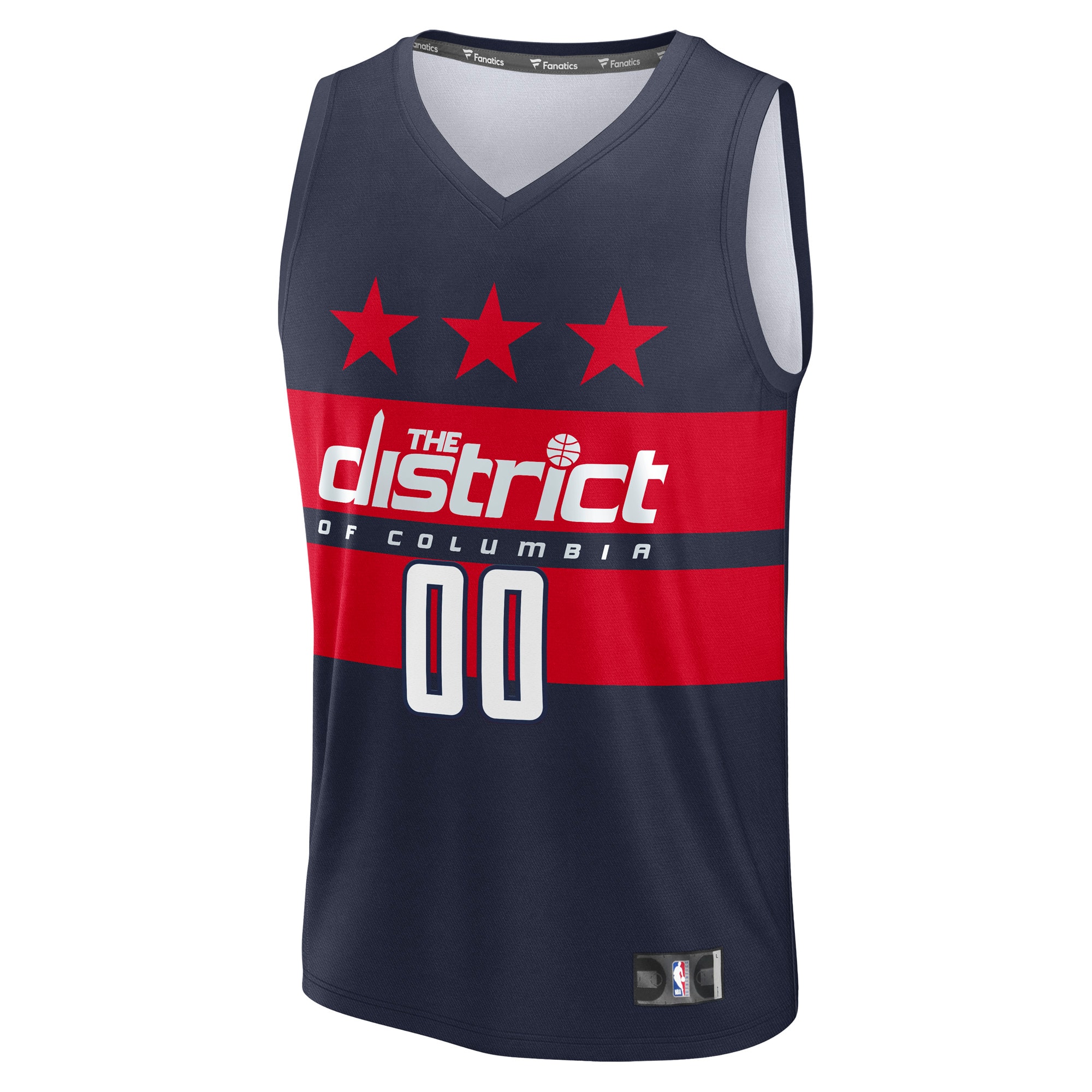 Washington Wizards Fanatics Youth Fast Break Custom Replica Jersey – Navy – Statement Edition Clowdercats