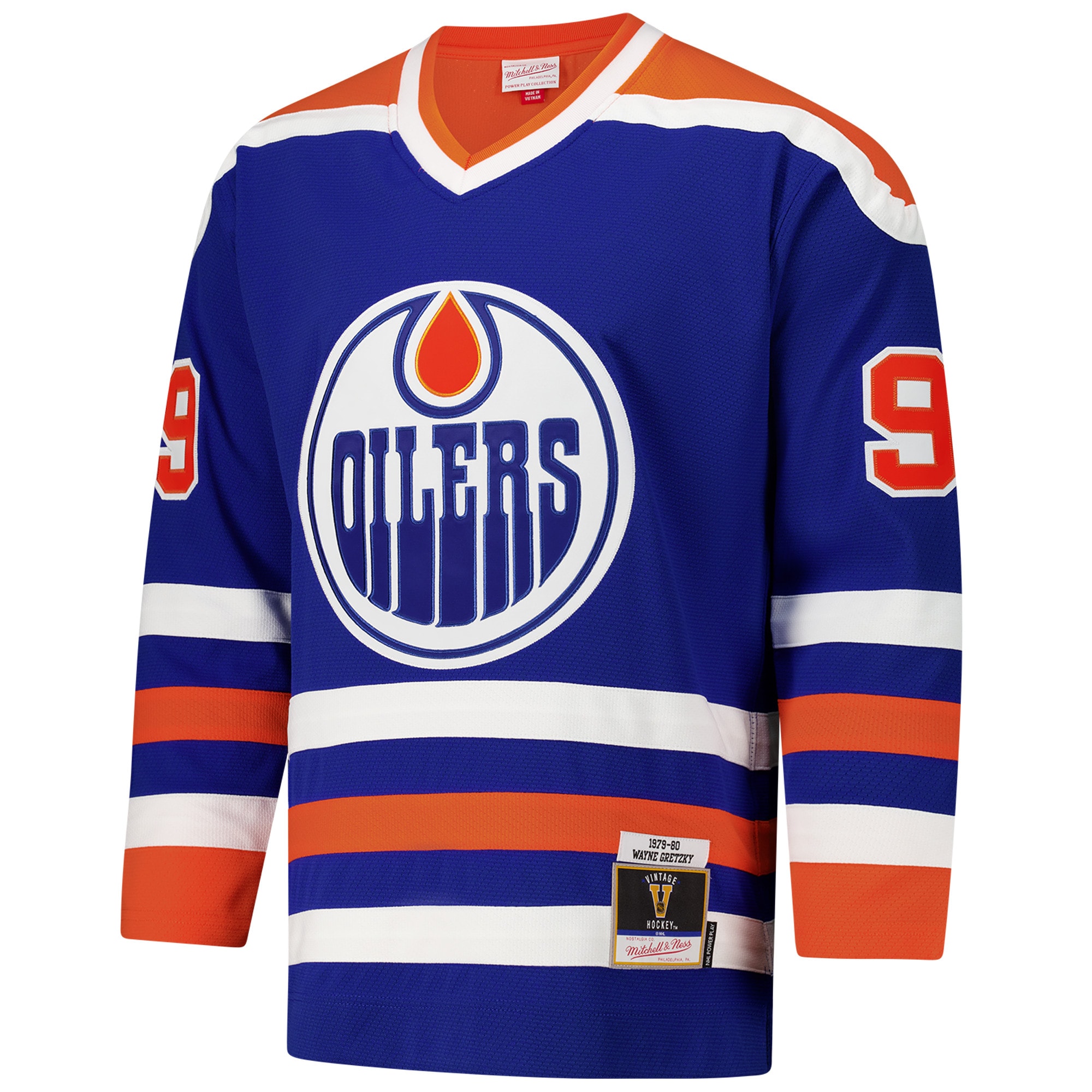 Wayne Gretzky Edmonton Oilers 1979-80 Power Play Jersey – Royal Clowdercats