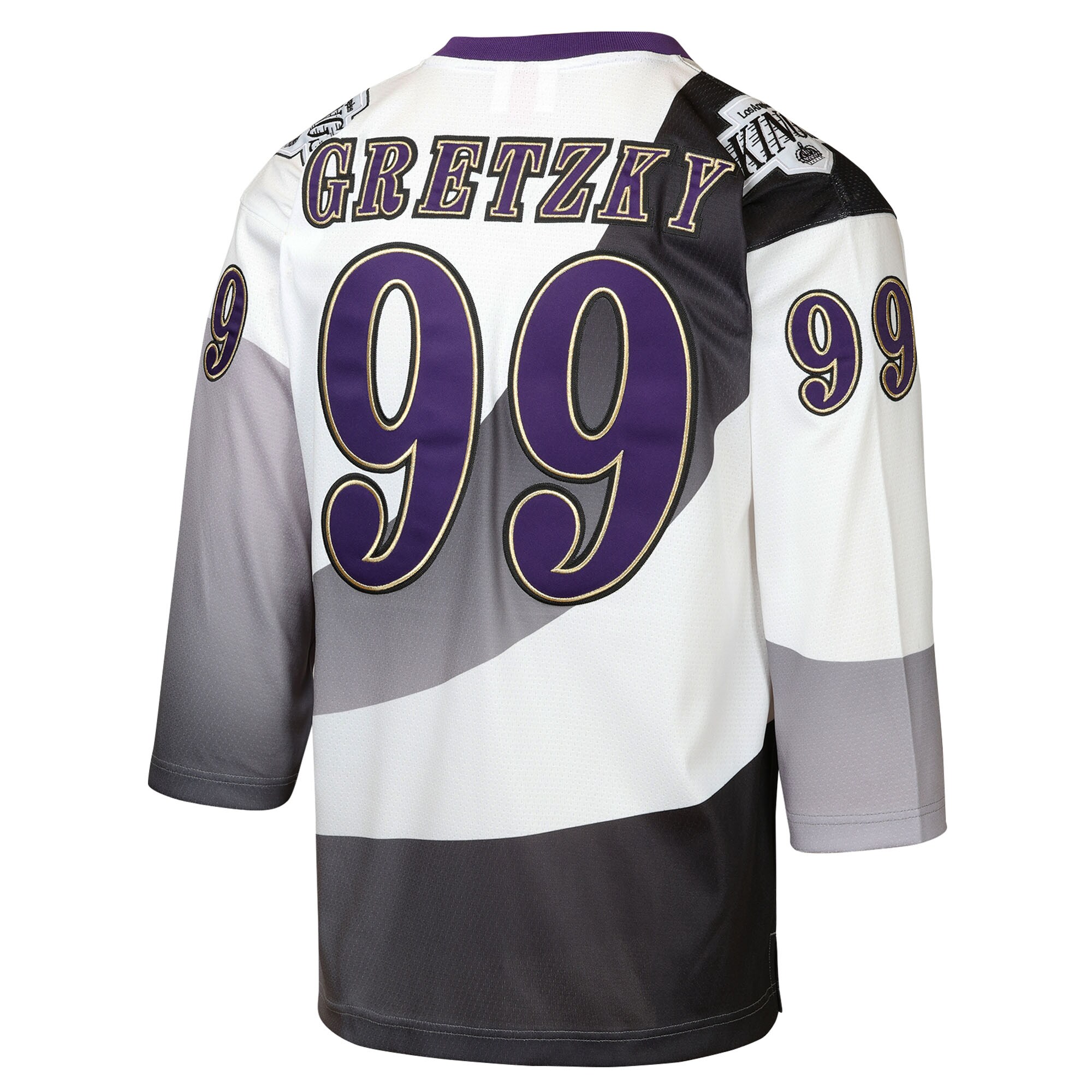 Wayne Gretzky Los Angeles Kings Mitchell & Ness Youth 1995/96 Power Play Throwback Alternate Player Jersey with Captain Patch – White Clowdercats