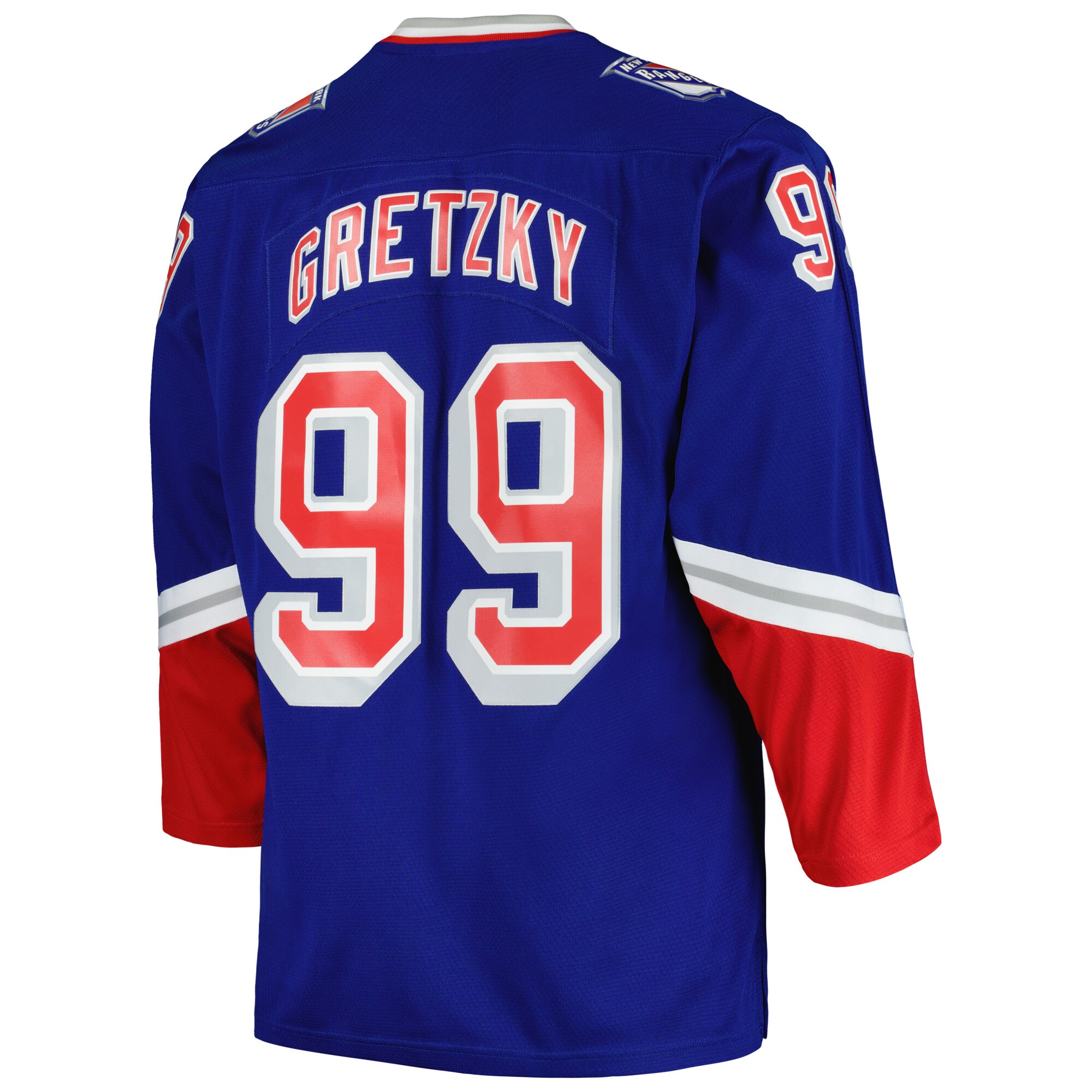 Wayne Gretzky New York Rangers Mitchell & Ness Big & Tall Blue Line Player Jersey – Blue Clowdercats