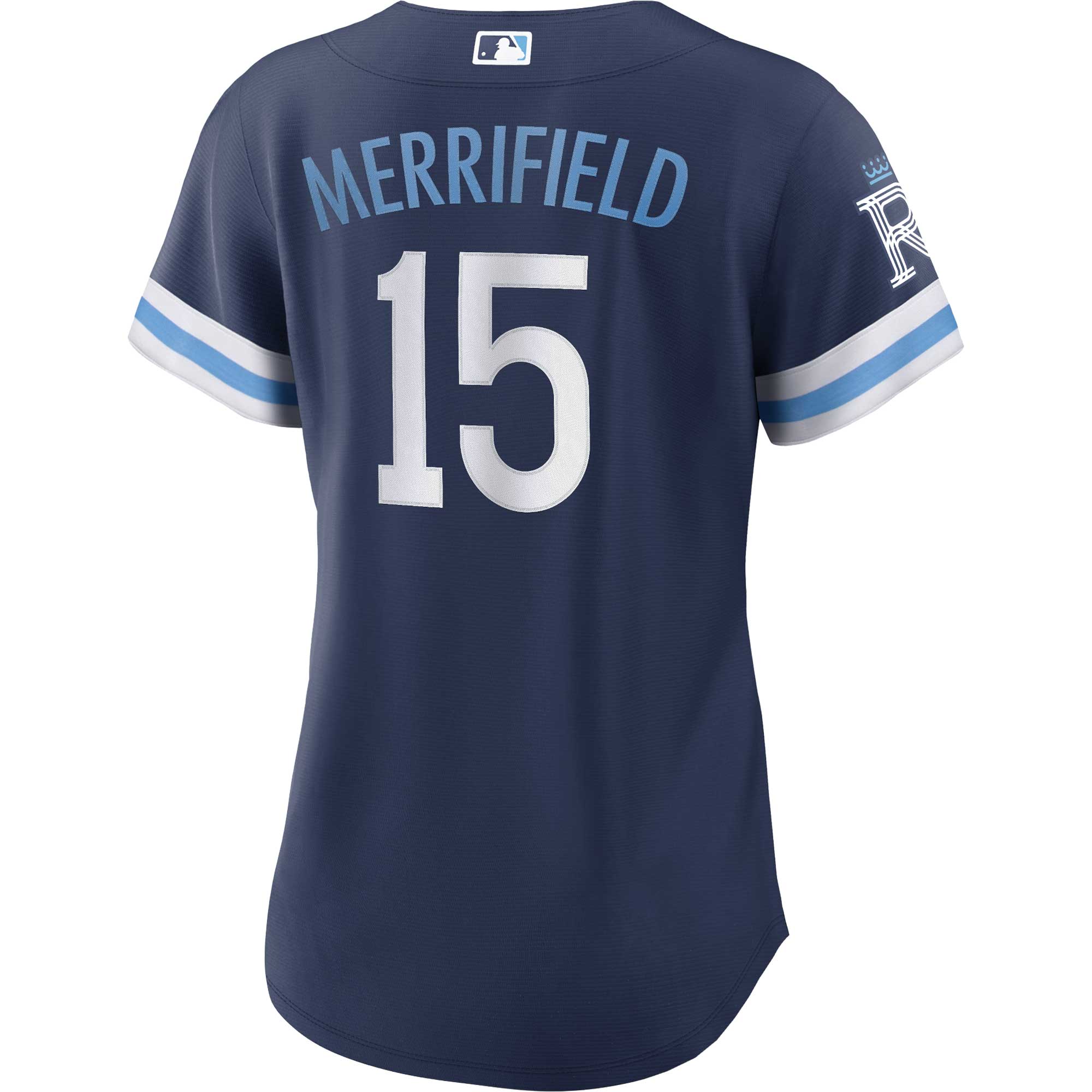 Whit Merrifield Kansas City Royals Nike Women’s City Connect Replica Player Jersey – Navy