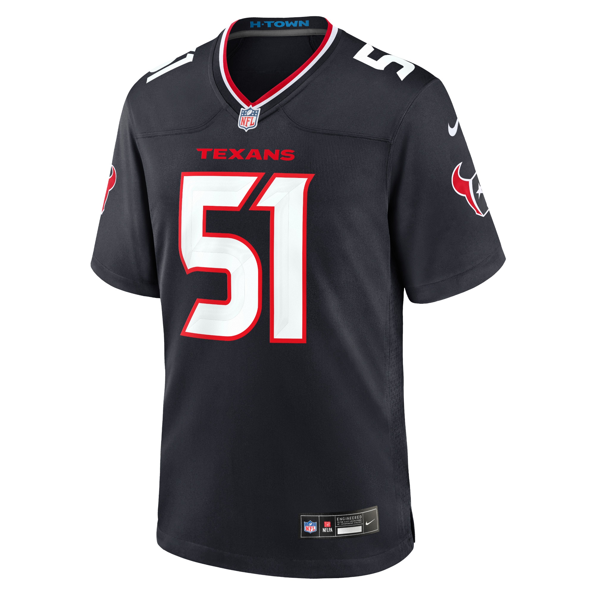 Will Anderson Jr. Houston Texans Nike Game Jersey – Navy Clowdercats
