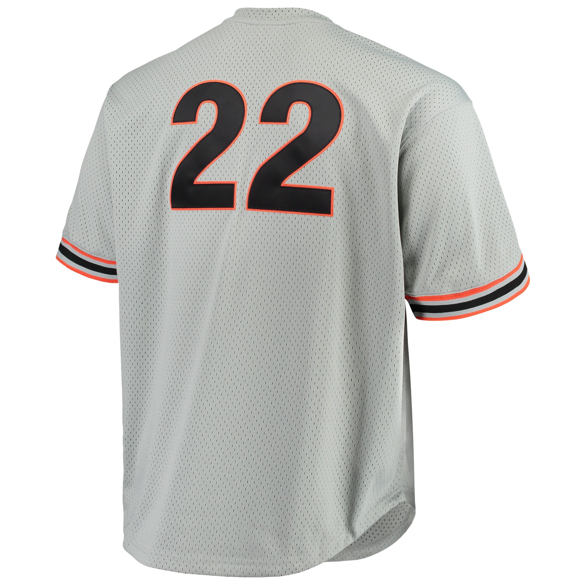 Will Clark San Francisco Giants Mitchell & Ness Big & Tall Cooperstown Collection Mesh Batting Practice Jersey – Gray