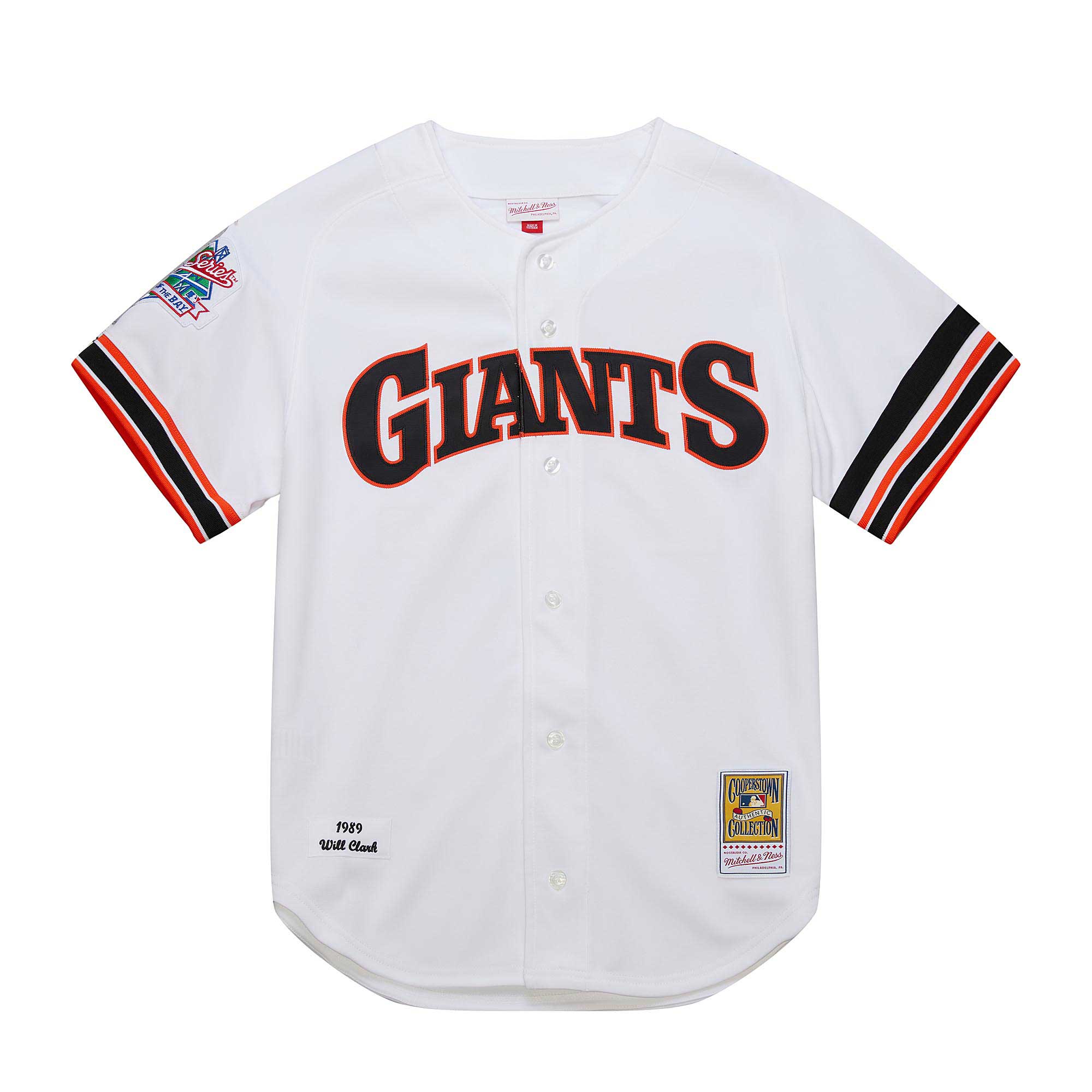 Will Clark San Francisco Giants Mitchell & Ness Cooperstown Collection 1989 Authentic Jersey – White