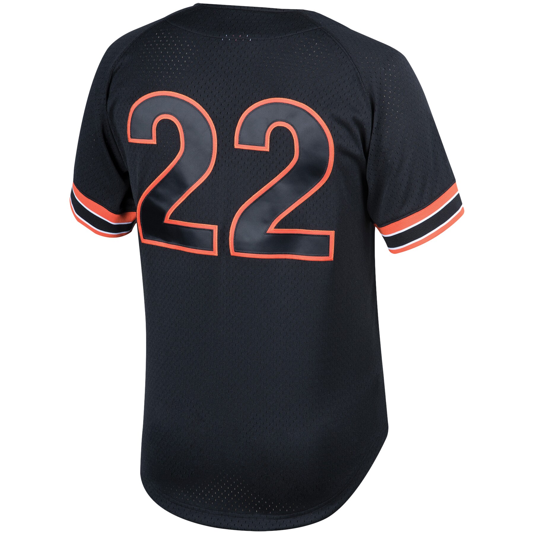Will Clark San Francisco Giants Mitchell & Ness Cooperstown Collection Mesh Batting Practice Button-Up Jersey – Black
