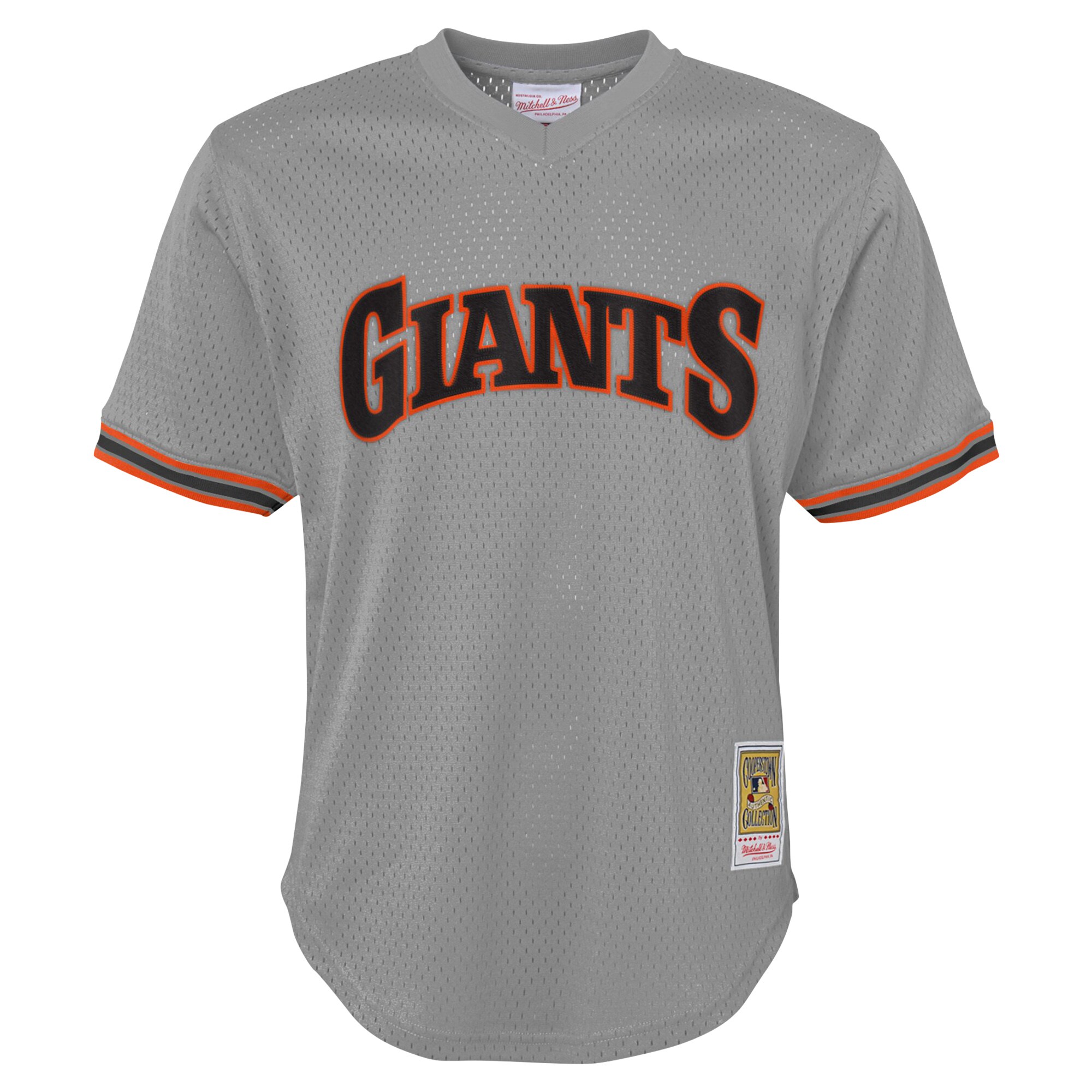 Will Clark San Francisco Giants Mitchell & Ness Youth Cooperstown Collection Mesh Batting Practice Jersey – Gray