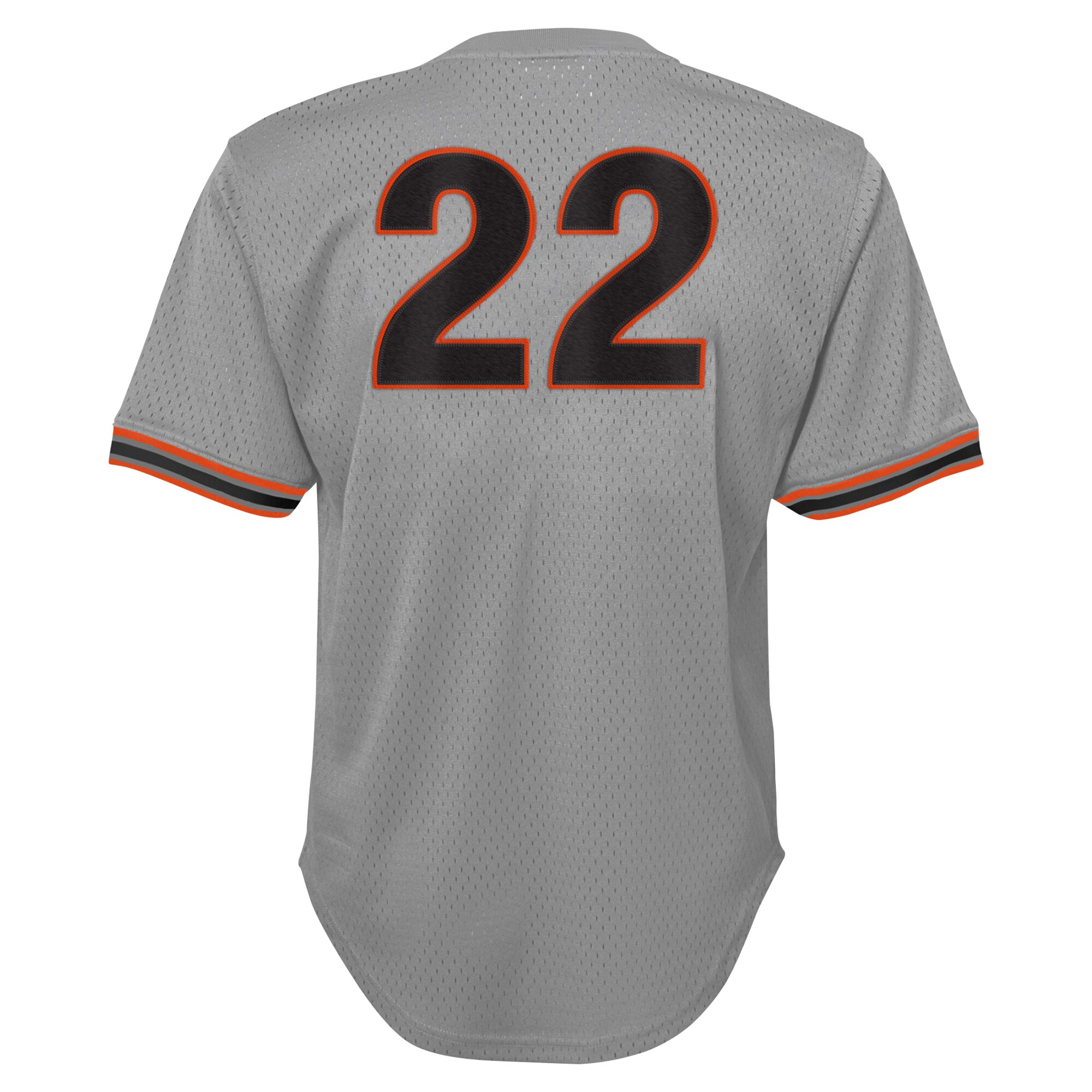 Will Clark San Francisco Giants Mitchell & Ness Youth Cooperstown Collection Mesh Batting Practice Jersey – Gray