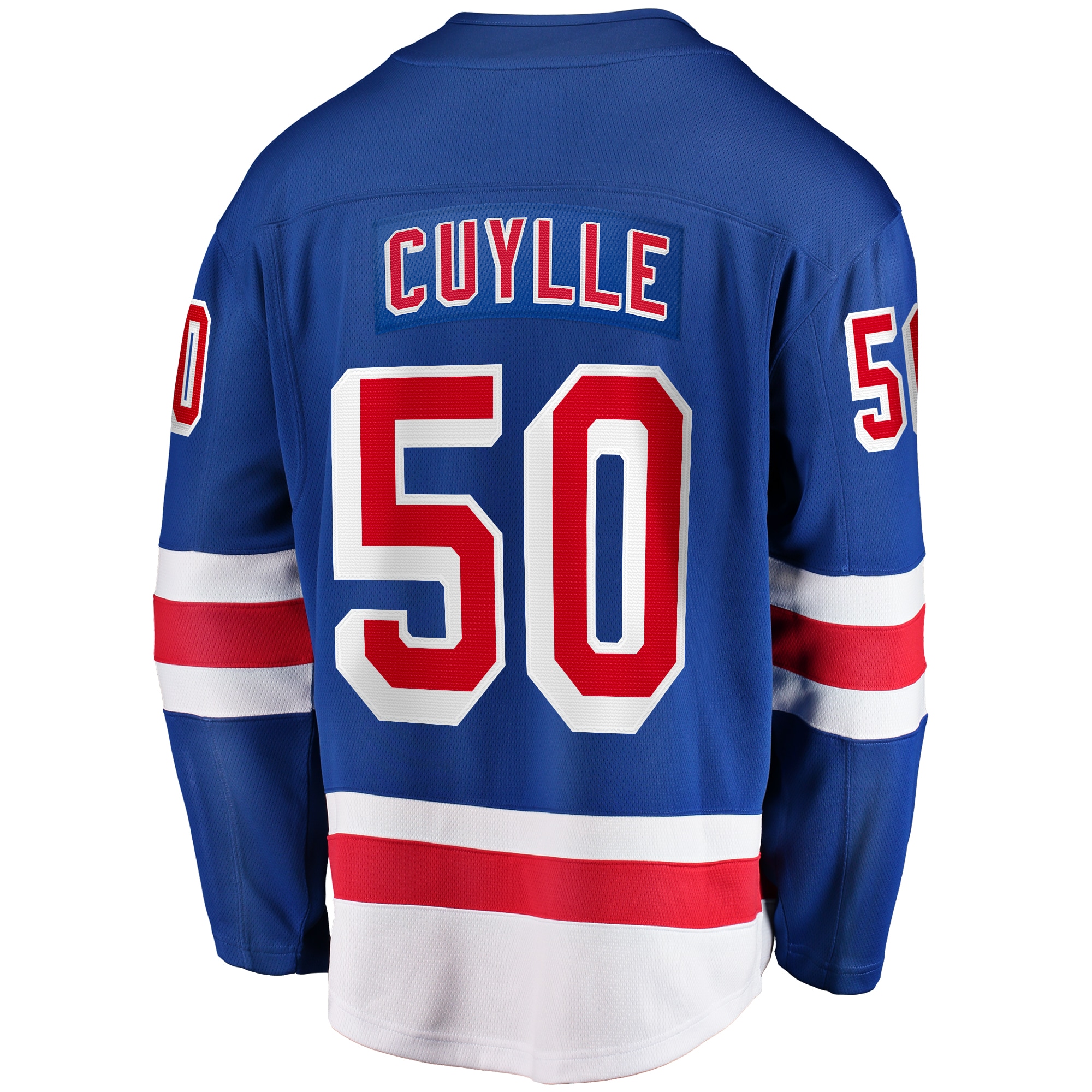 Will Cuylle New York Rangers Fanatics Home Premier Breakaway Player Jersey – Blue Clowdercats