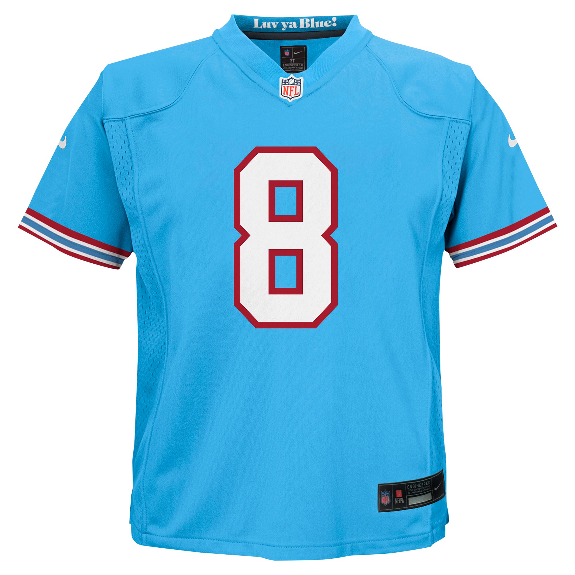 Will Levis Tennessee Titans Nike Infant Alternate Player Game Jersey – Light Blue Clowdercats